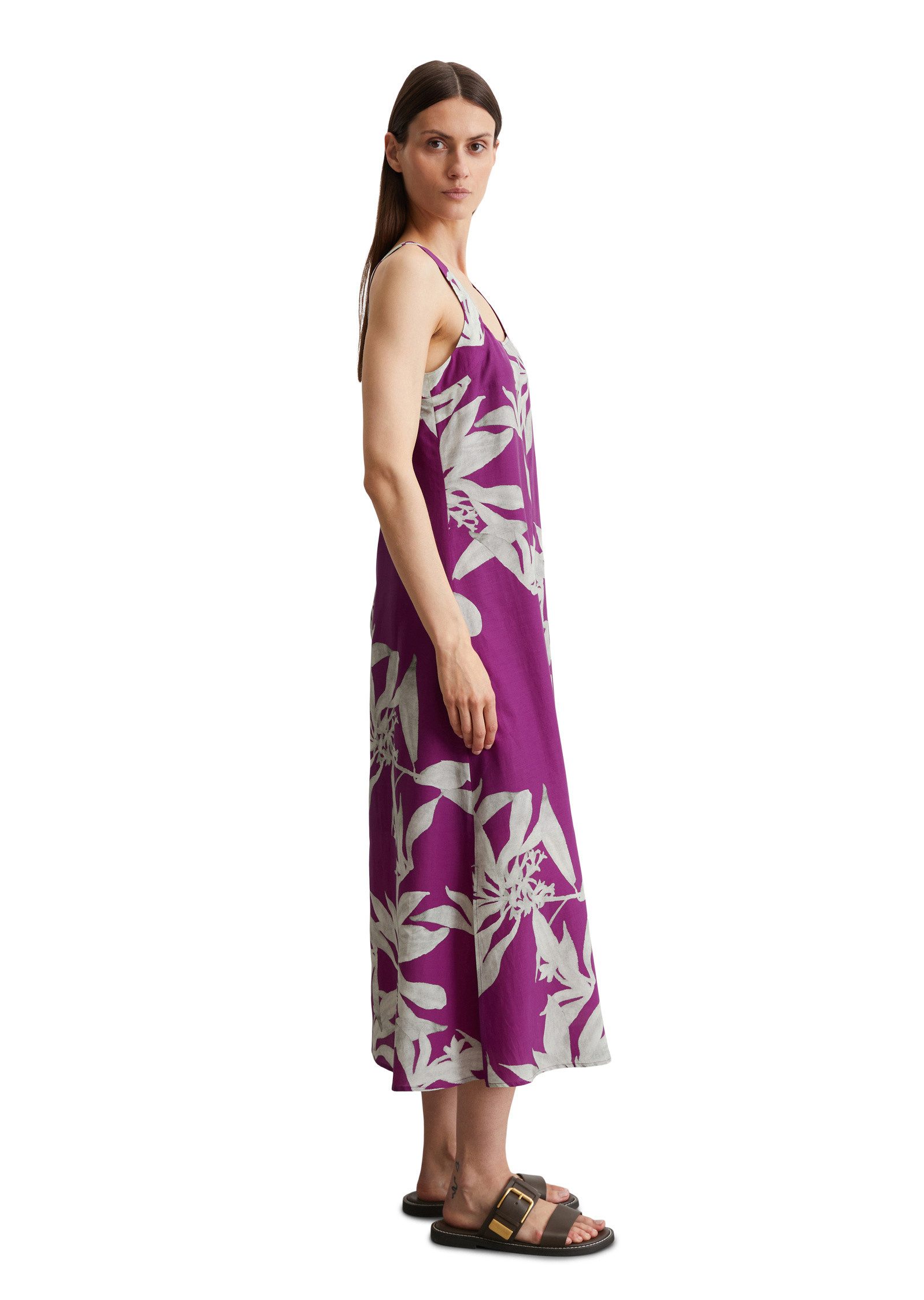 Marc O'Polo Druckkleid aus Organic-Cotton-Viskose-Mix günstig online kaufen