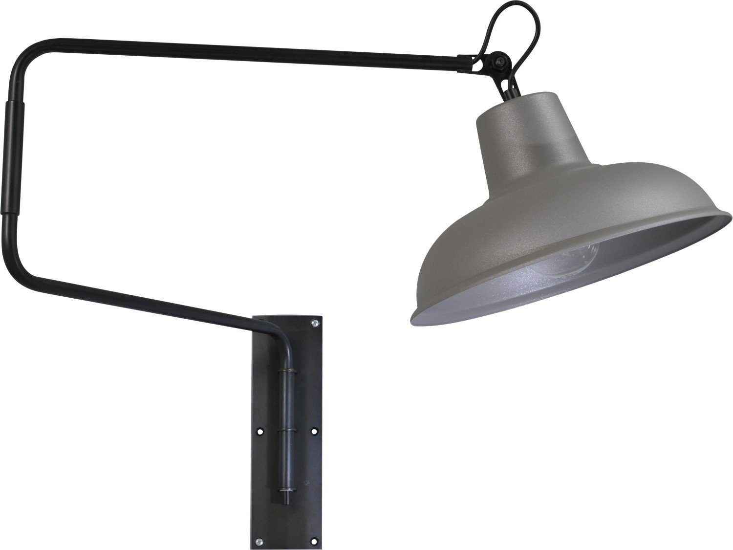 Licht-Erlebnisse Wandleuchte DI PANNA, ohne Leuchtmittel, Wandlampe verstellbar E27 Metall Industrial Design Beleuchtung | Wandleuchten