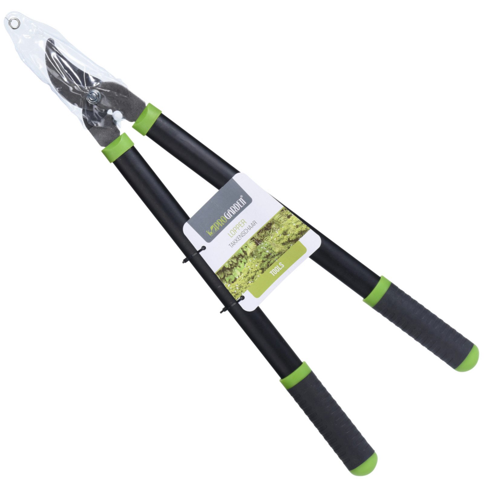 Koopman Astschere Gartenschere Baumschere Heckenschere Astschneider 59cm, (Stück, 1-tlg., Packung), 8cm Klinge, Stahl / Kunststoff, Klingenschutz, Anti-Rutsch, Manuell