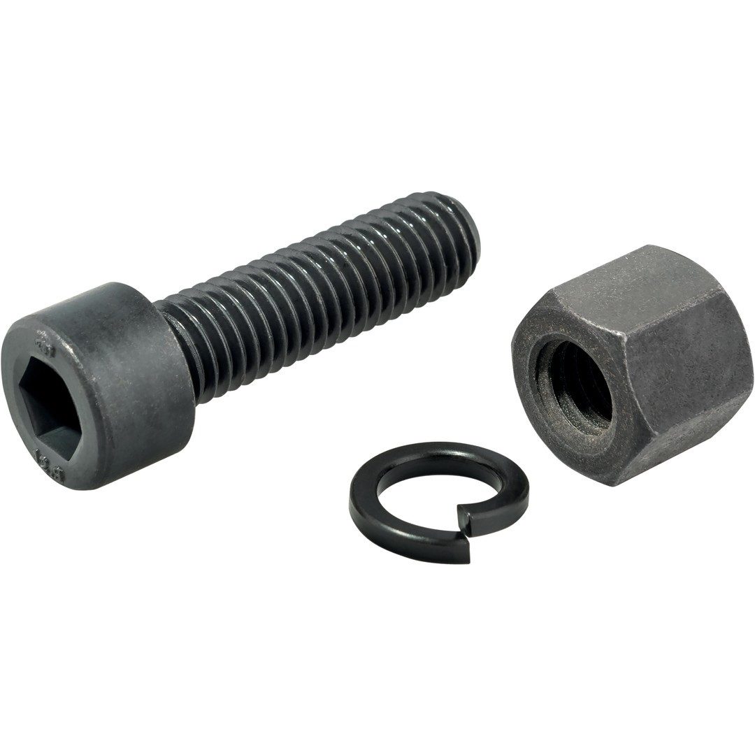 Hammer HALDER Schraube, Mutter und Federring Set für Ø 100 mm Tempergussgehäu