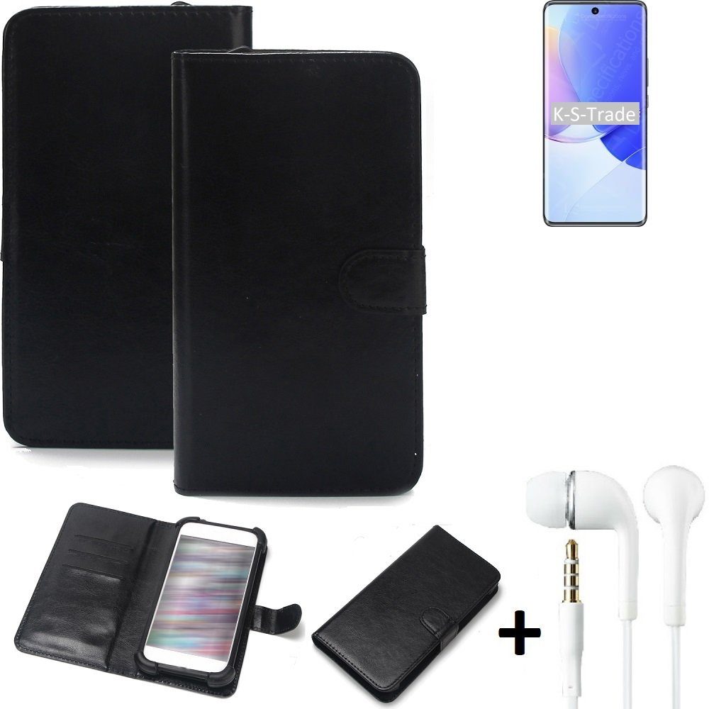 K-S-Trade Handyhülle für Huawei nova 9, Wallet Case Handyhülle Schutzhülle Flip cover Flipstyle Tasche