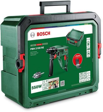Bosch Home & Garden Bohrhammer PBH2100 SRE, max. 2300 U/min, (Set, 3-tlg), inkl. Koffer