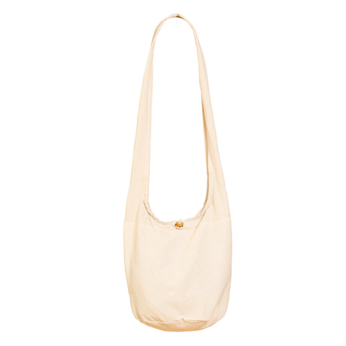 Umhängetasche PANASIAM auch als aus Wickeltasche Größen, Handtasche Schultertasche einfarbig Baumwolle in Natural 2 Beuteltasche Strandtasche Schulterbeutel oder 100%