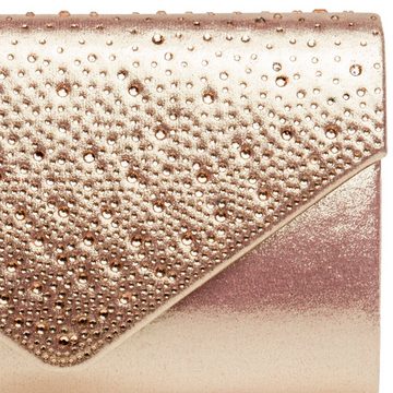 Caspar Clutch Caspar TA423 elegante Damen Clutch Tasche Abendtasche mit Strass Dekor