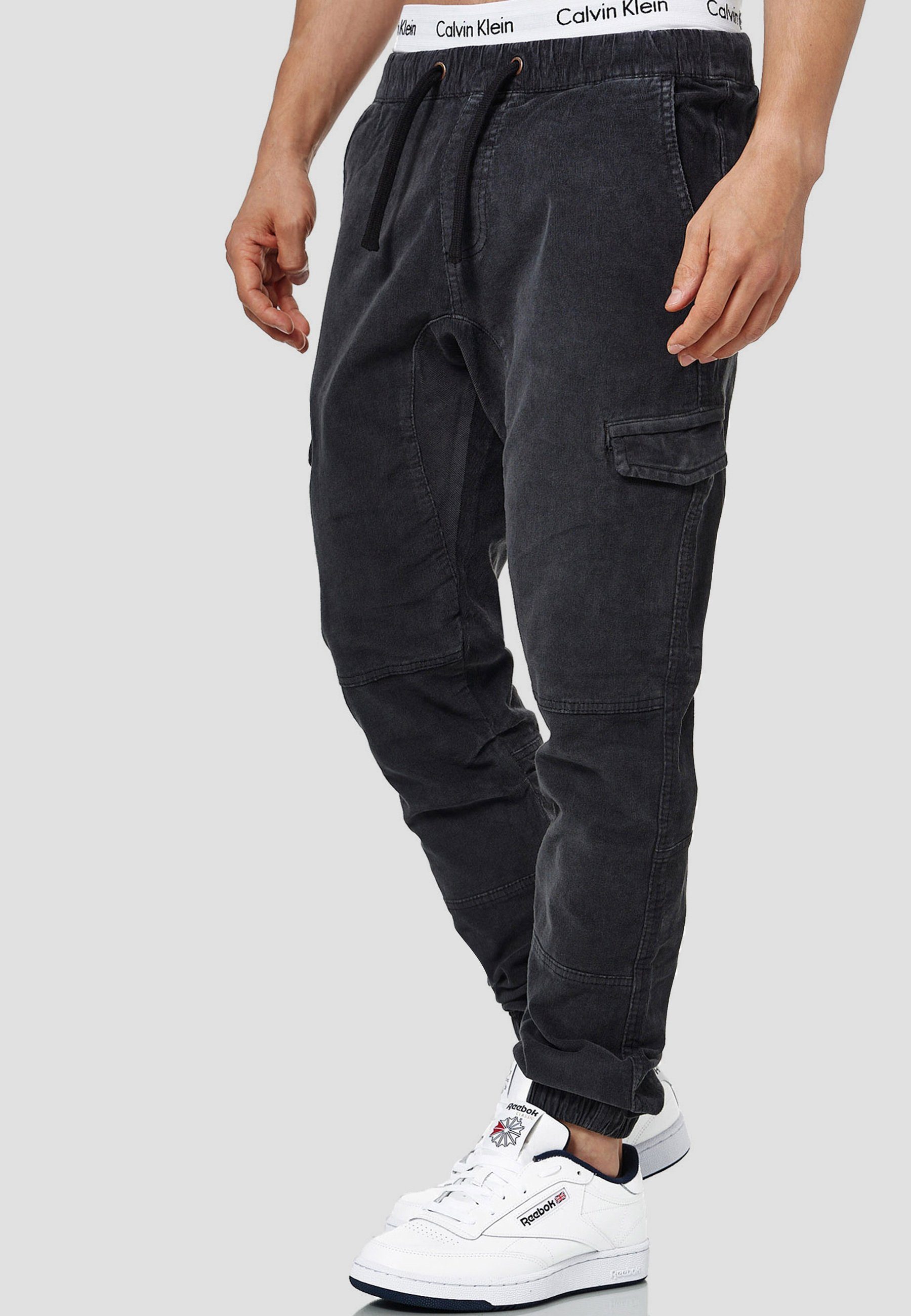 Indicode Cargohose Black Walker