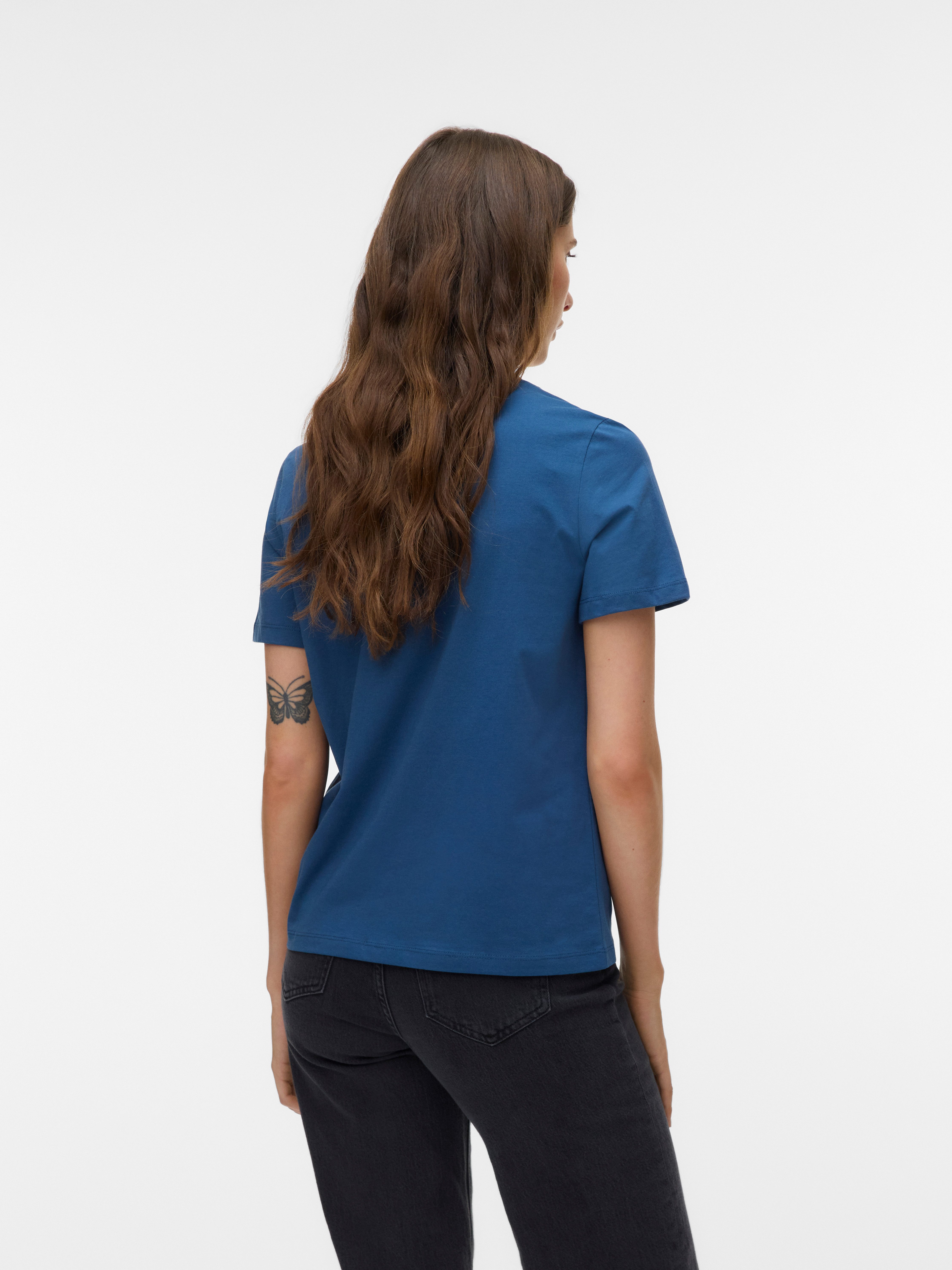 Vero Moda Kurzarmshirt VMPAULINA SS T-SHIRT GA JRS NOOS Baumwolle, regular günstig online kaufen