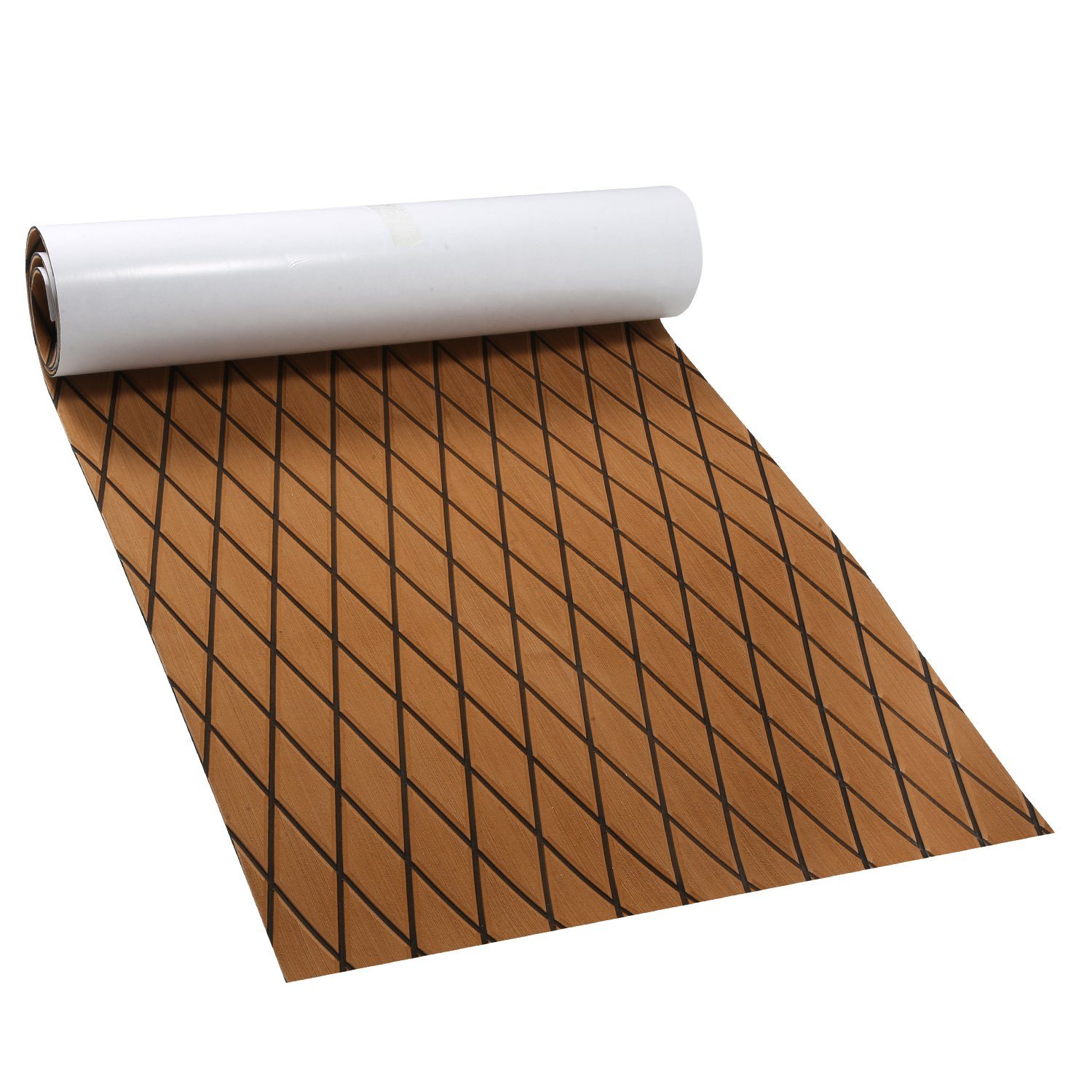 Teak Deck Matte EVA Schaum Bodenmatte Lospitch Anti-Rutsch Bodenmatte Teppich Bodenbelag
