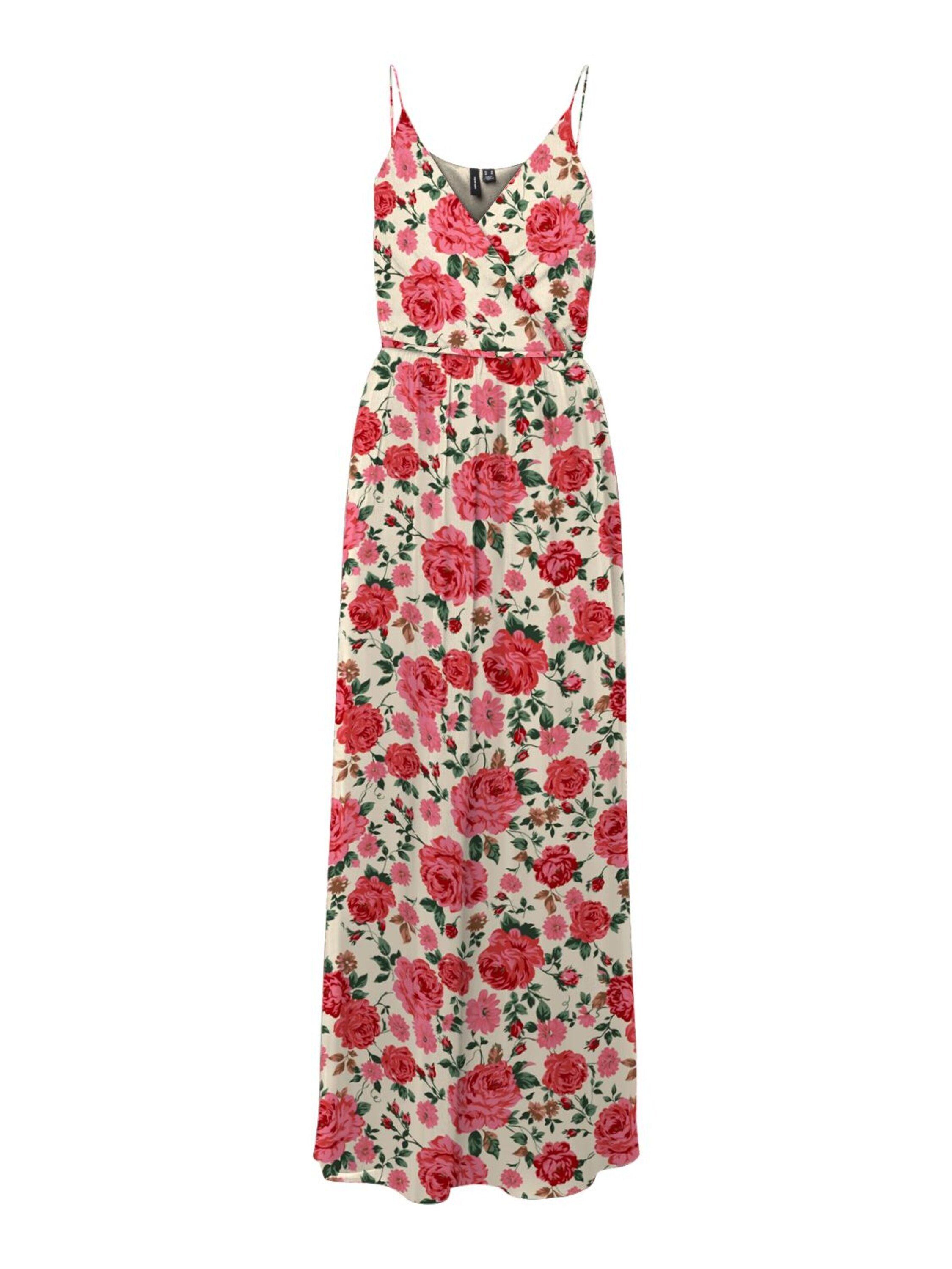 Vero Moda Sommerkleid WONDA (1-tlg) Drapiert/gerafft