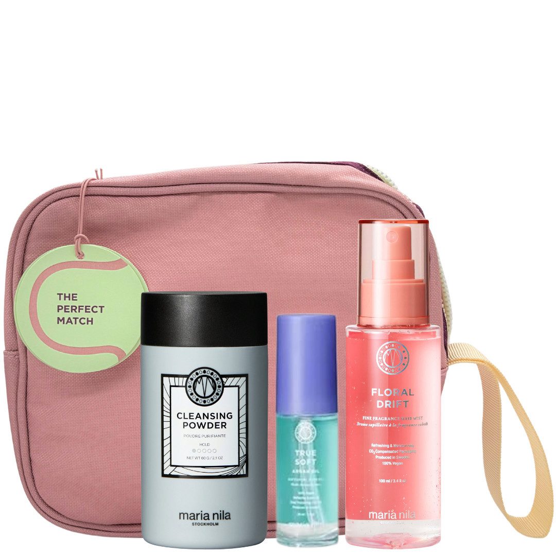 Maria Nila Уход за волосами-Set Fresh & Clean Trio in praktischer Kosmetiktasche, 3-tlg.