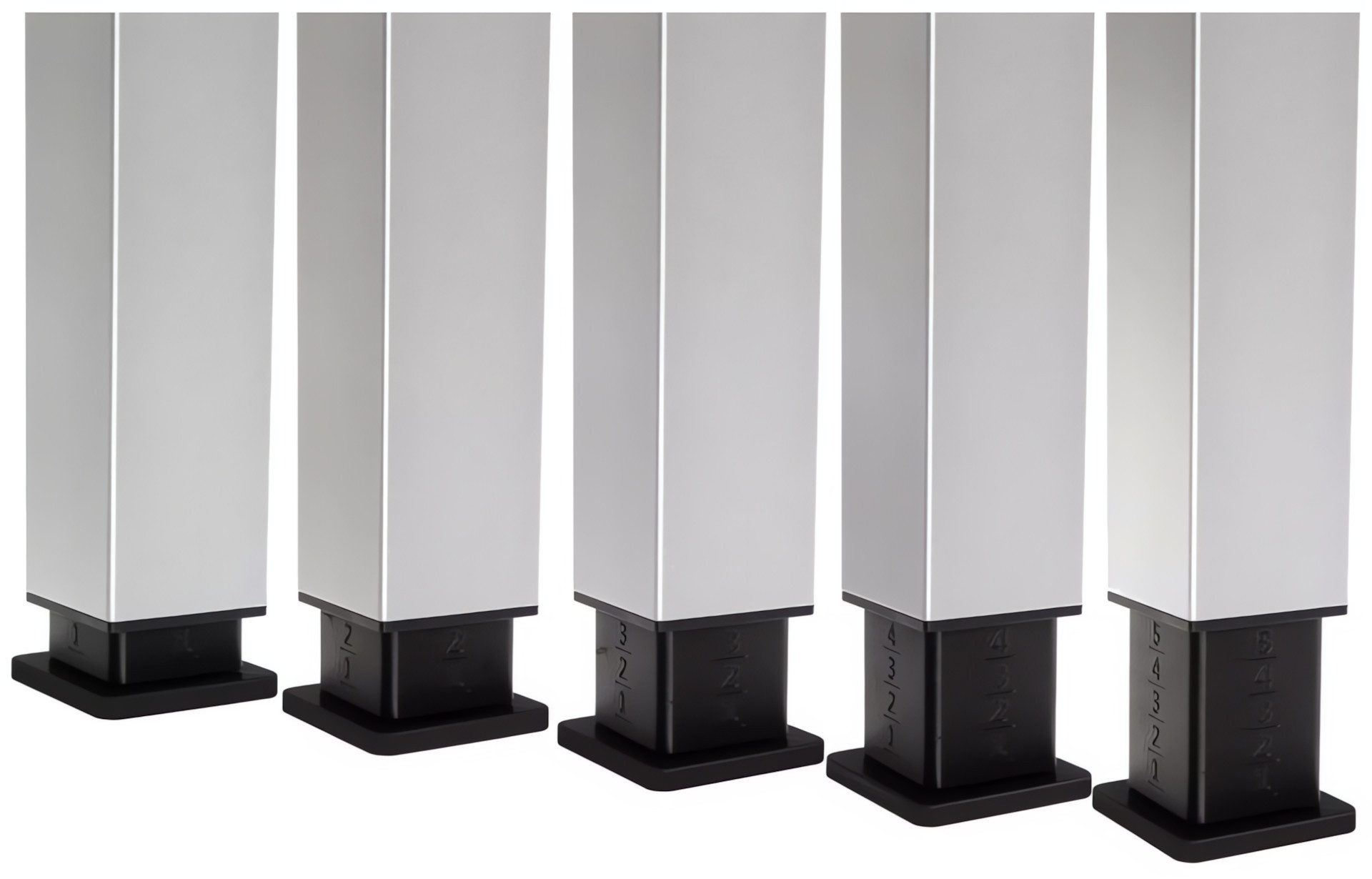 KETTLER Gartenmöbel-Schutzhülle CUBIC Fußkappen 4er Set, höhenverstellbar