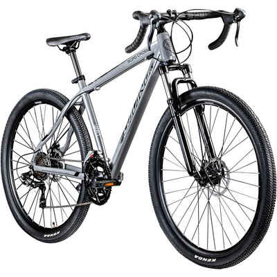 Galano Cyclocross-Rad Road Cross, 14 Gang, Kettenschaltung, Gravel Bike für Damen und Herren 170 - 195 cm Crossrad Fitnessbike