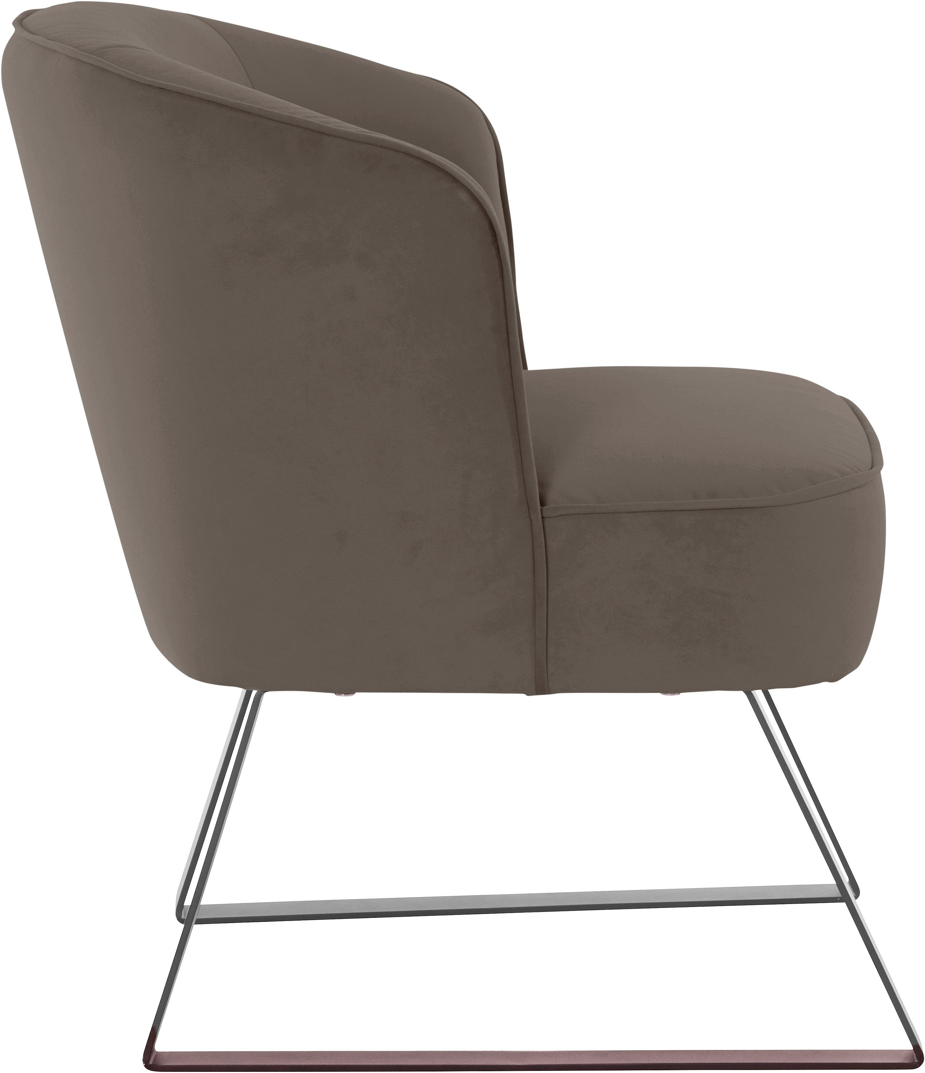 in und Keder Sessel verschiedenen exxpo Qualitäten, Americano, Metallfüßen, fashion Bezug mit sofa Stck. - 1