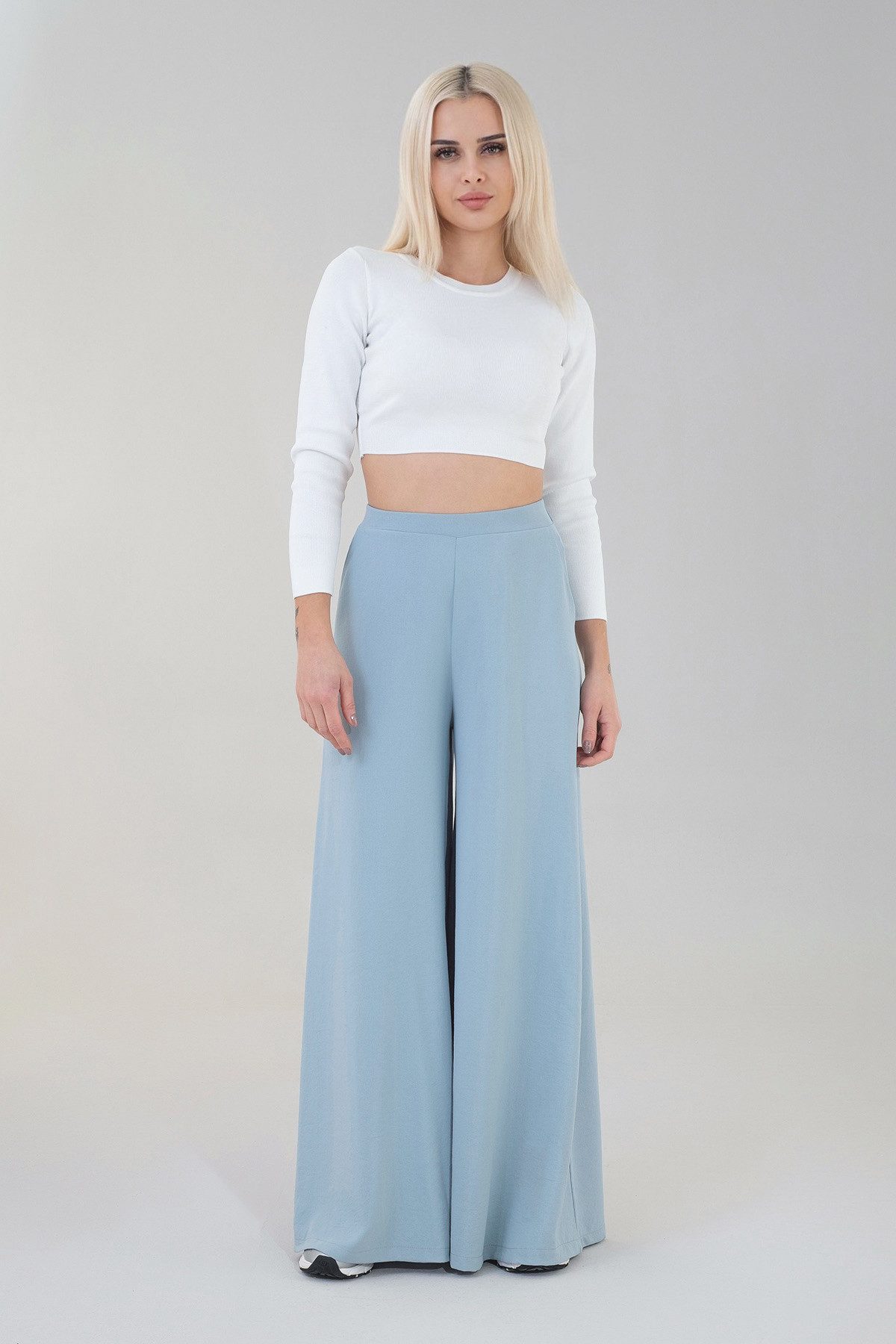 fashionshowcase Palazzohose Damen High Waist Sommerhose günstig online kaufen
