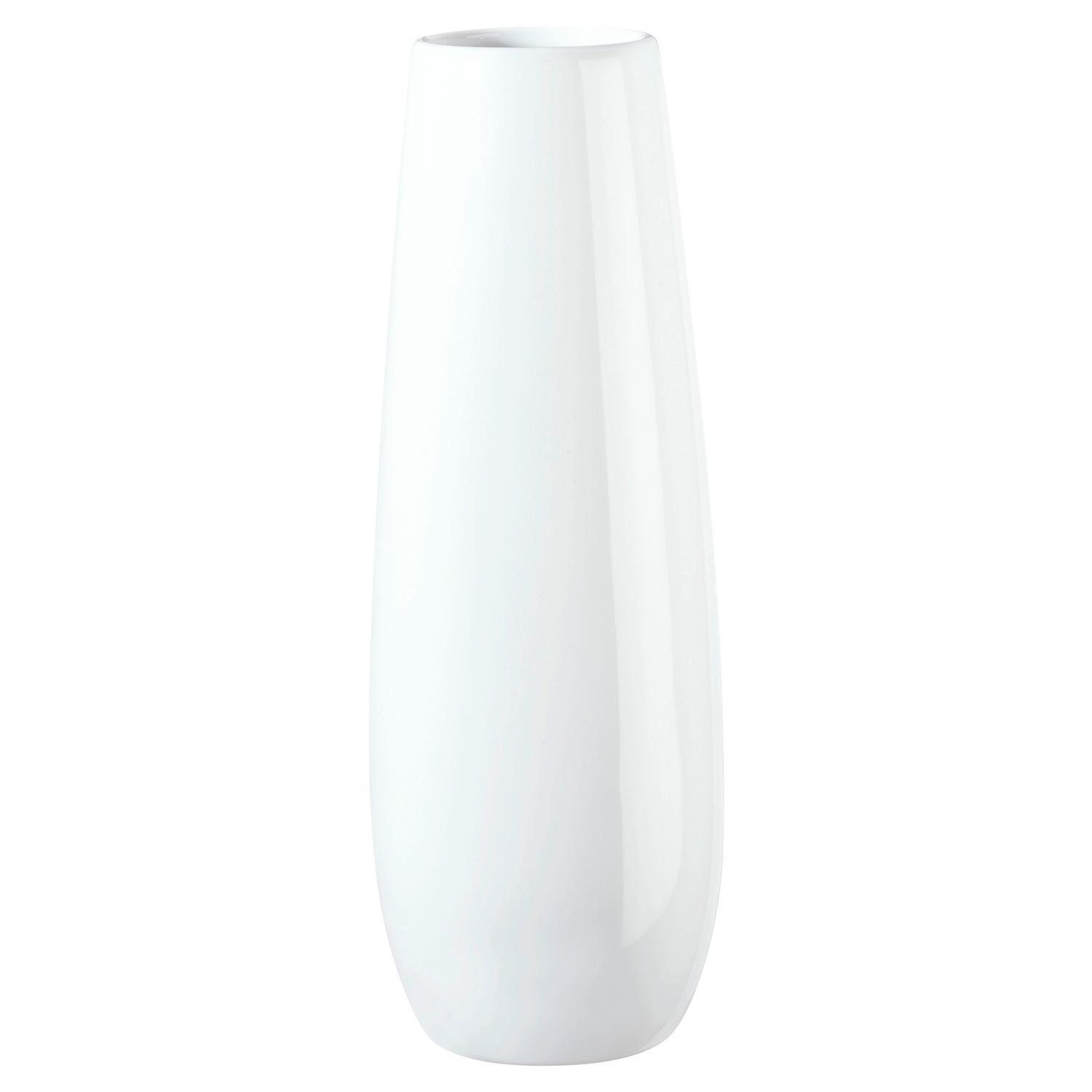 ASA SELECTION Tischvase EASE XL, Weiß, Steinzeug, (1 St), spülmaschinen-,mikrowellen-,ofen- und gefriergeeignet, Ø 23 x H 60 cm