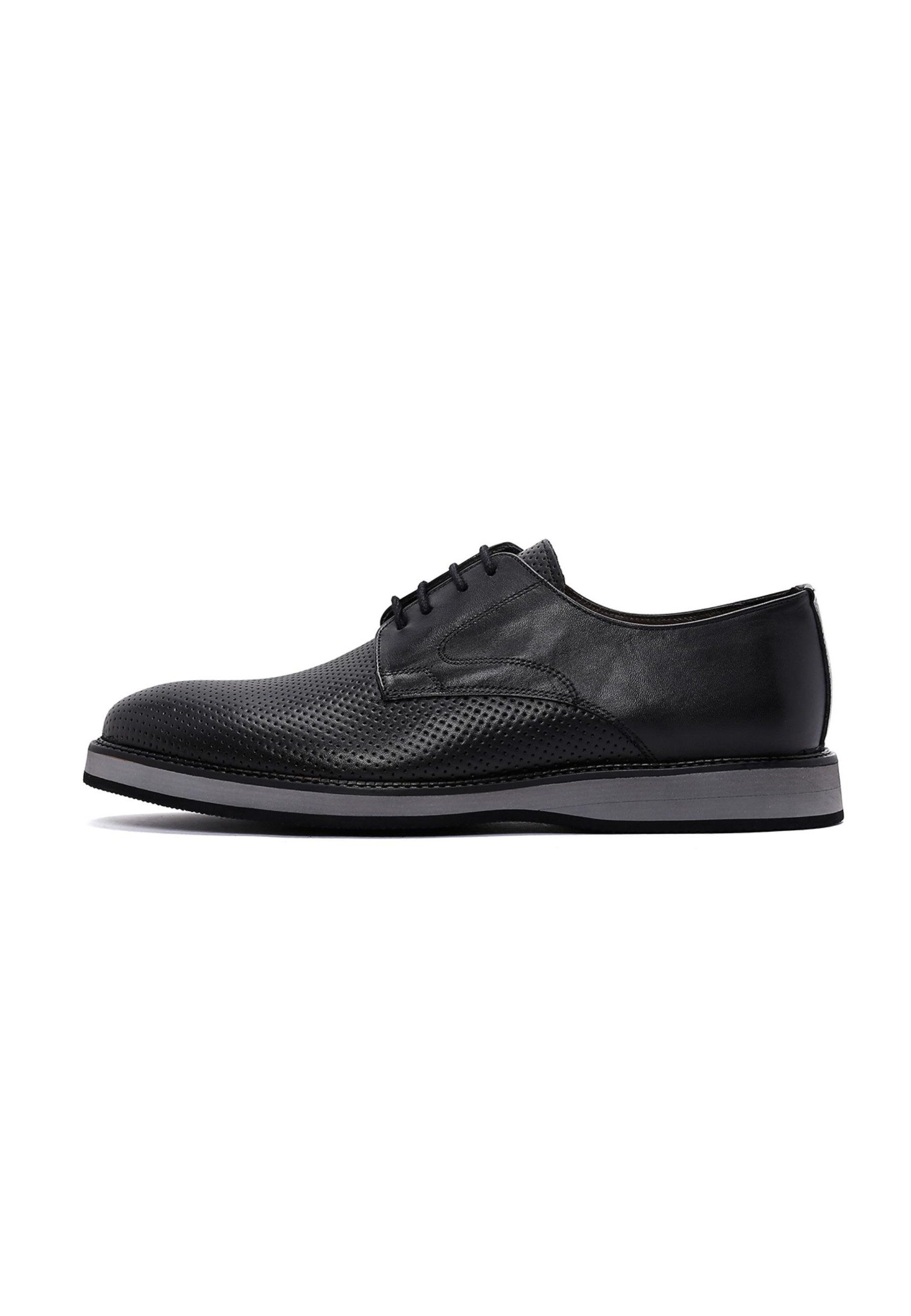 Lässige Schnürschuhe aus Leder Schnürschuh