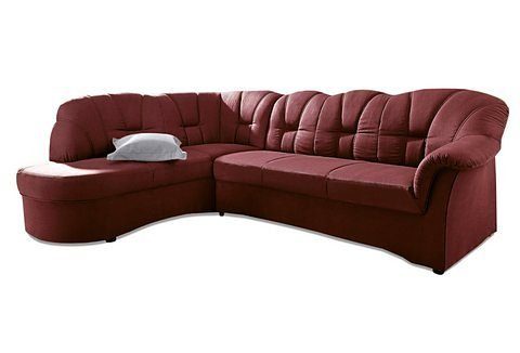 DOMO collection Ecksofa Papenburg, zeitlose Rückensteppung, günstig online kaufen
