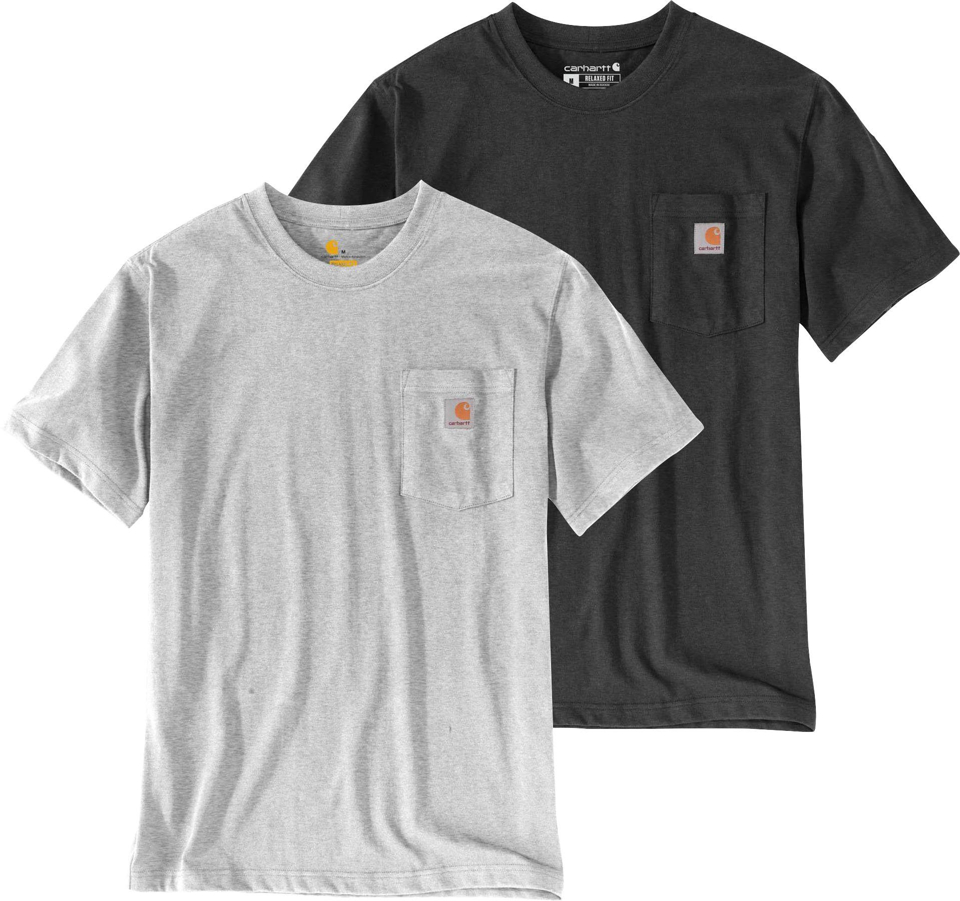 hellgrau und T-Shirt dunkelgrau Carhartt Set) 2er (2-tlg.,