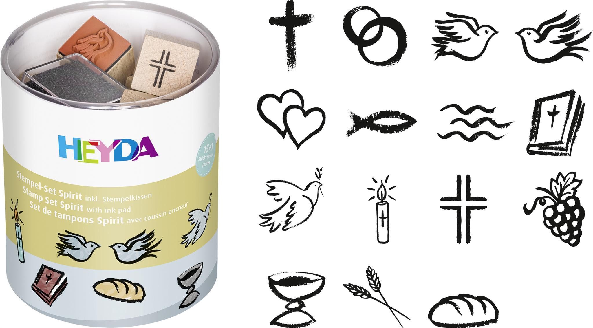 Heyda Stempel StempelSet Spirit