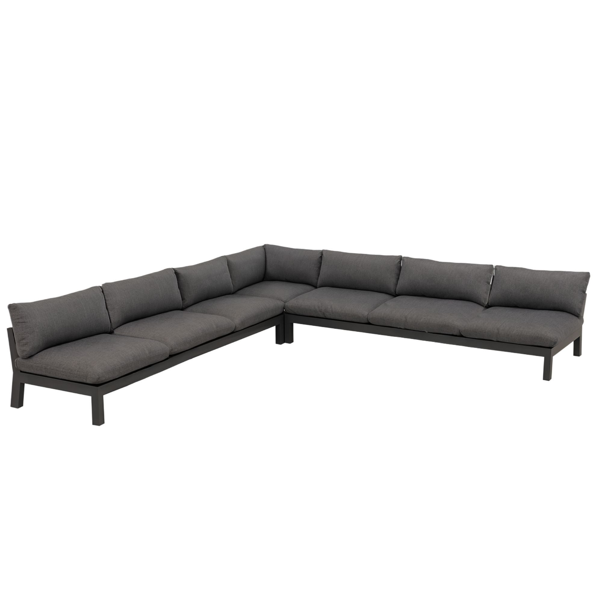 KETTLER Gartenlounge-Set Kettler Comfort Lounge Set 1x Ecke mit 2x 3er Sofa/Liege verstellbar