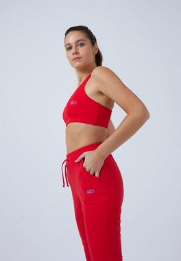 SPORTKIND Sporthose Tennis Jogginghose Damen & Mädchen rot