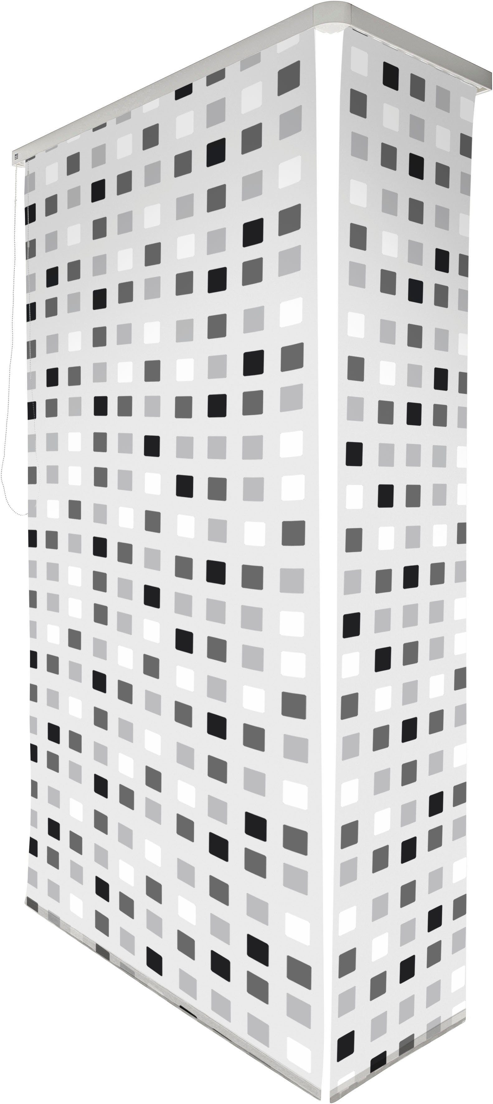 Kleine Wolke Eck-Duschrollo Eck-Duschrollo Breite 134 cm, ausziehbar, 134 x 240 cm grau