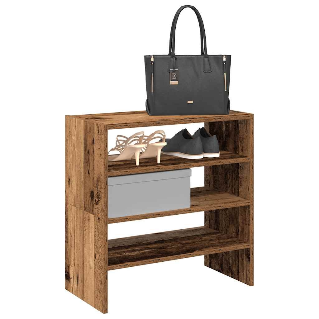 vidaXL Schuhregal Schuhregale 2 Stk. Stapelbar günstig online kaufen