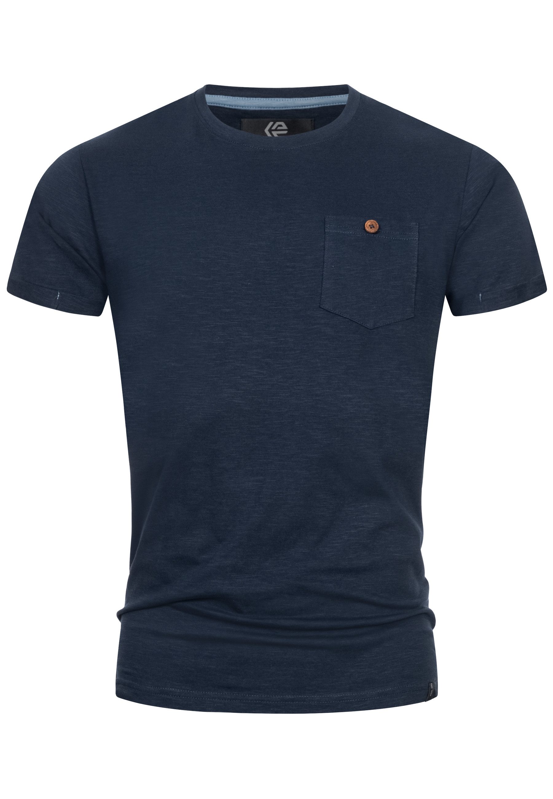 Indicode T-Shirt Herren INJon Shirt Tee Herrenshirt T-Shirt mit Brusttasche günstig online kaufen