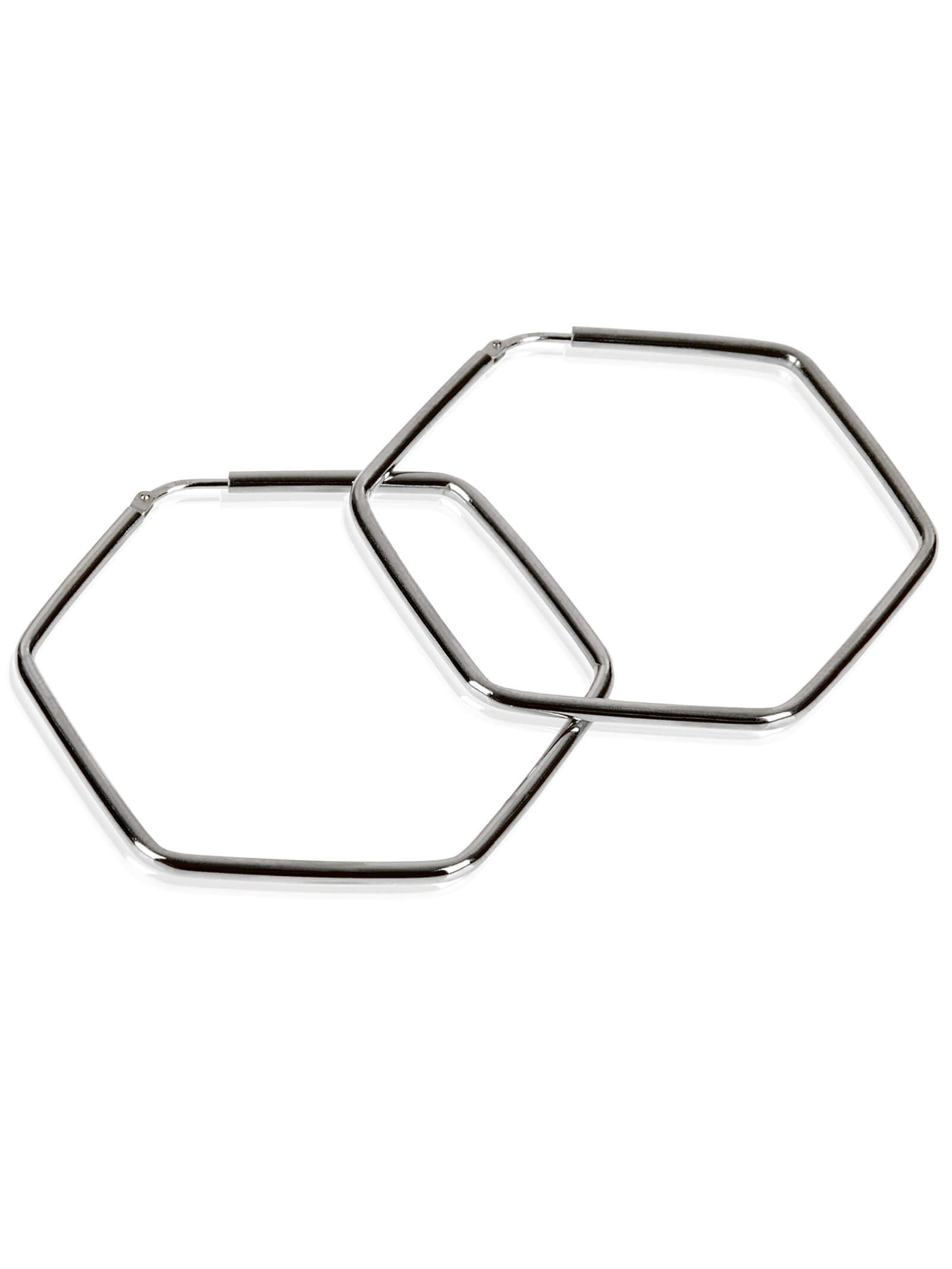 modabilé Paar Creolen HEXAGON Kreolen Sechseck, günstig online kaufen