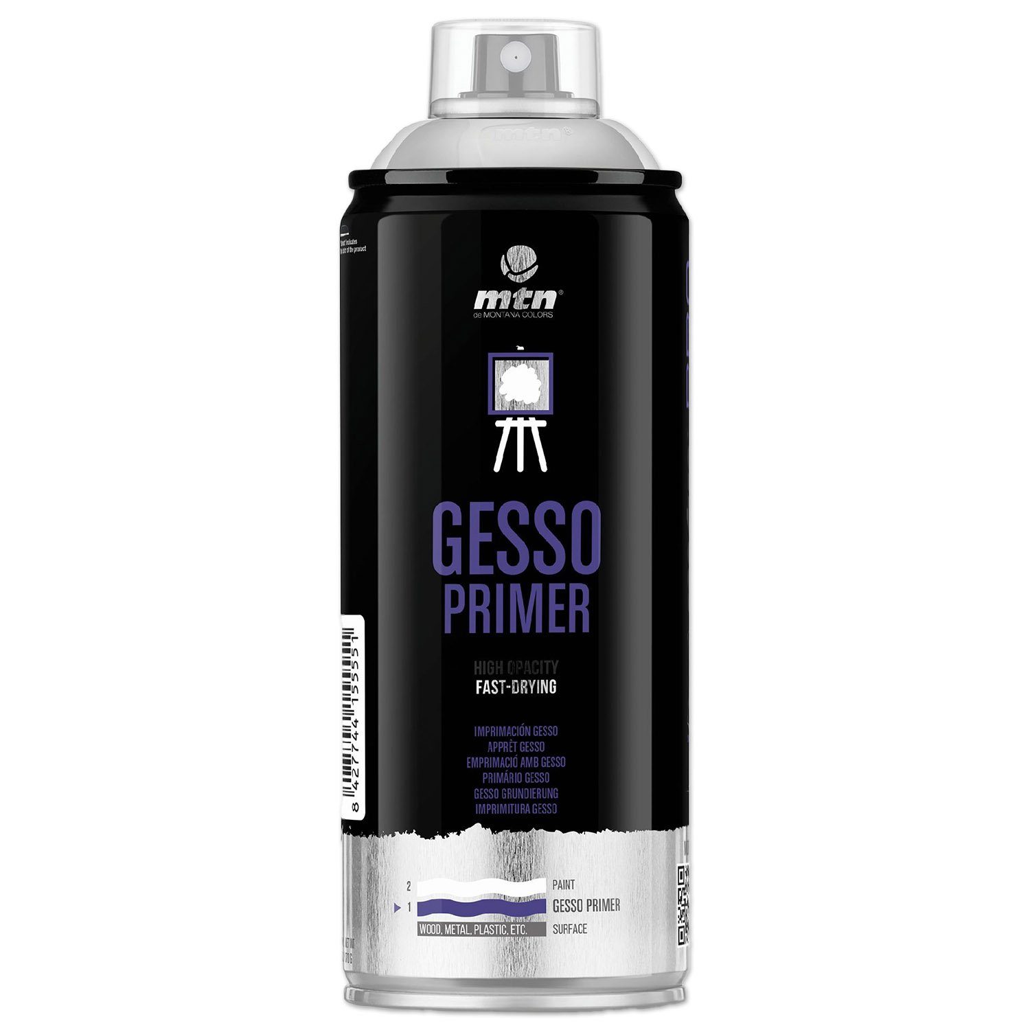 MTN Sprühlack-Grundierung MTN PRO Gesso Primer 400ml, 1-tlg.