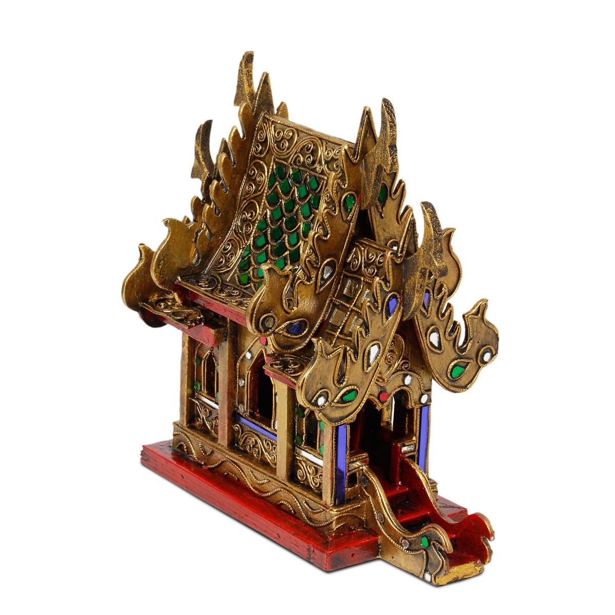 Oriental Galerie Dekofigur Geisterhaus Deko Spirituell Gold Groß (1 St)