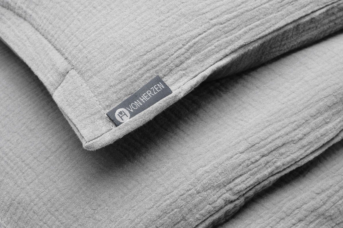 von Herzen Bettwäsche Handmade Musselin Bettwäsche günstig online kaufen