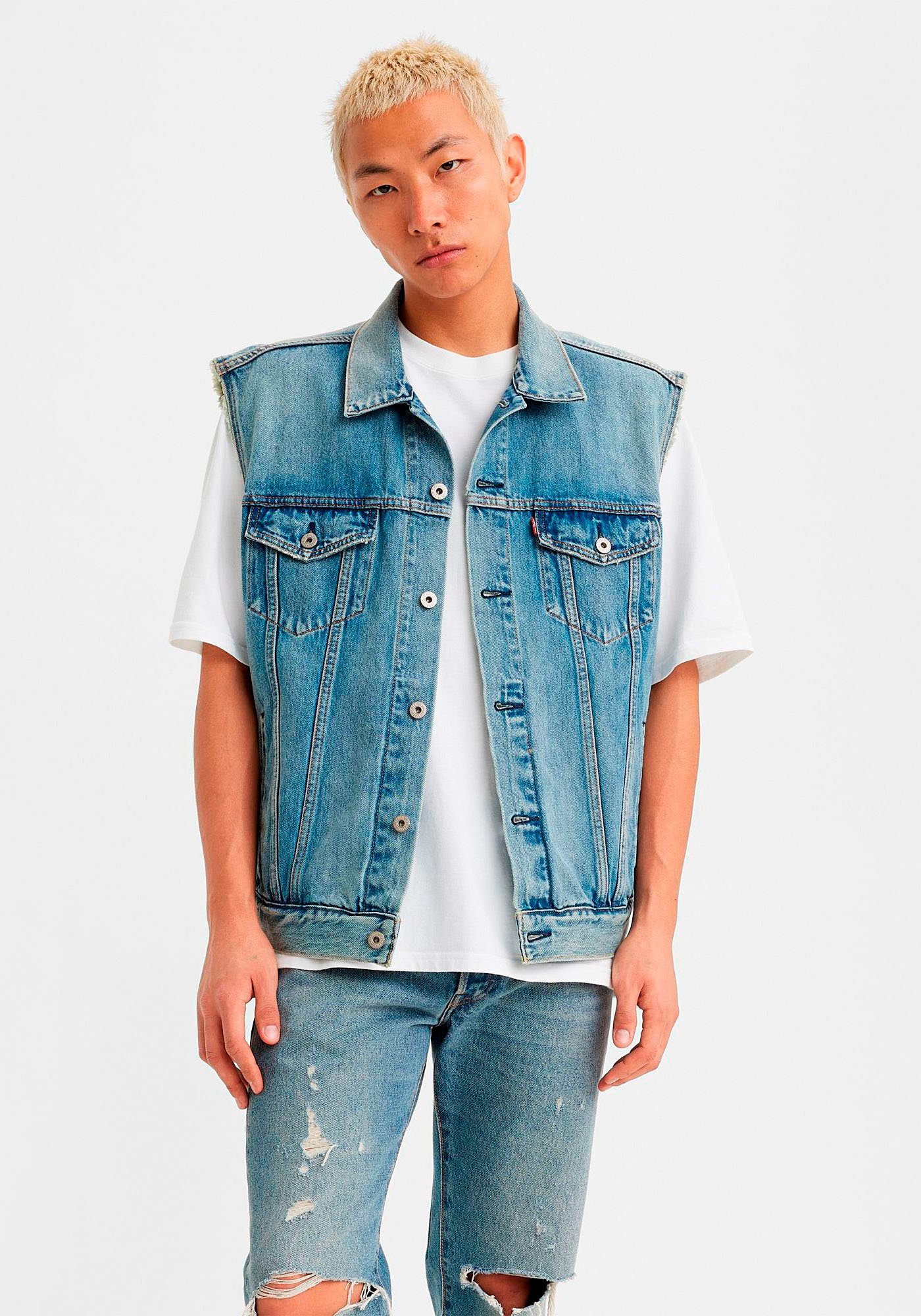 Levi's® Jeansweste RELAXED TRUCKER VEST MED INDIGO - WORN IN günstig online kaufen