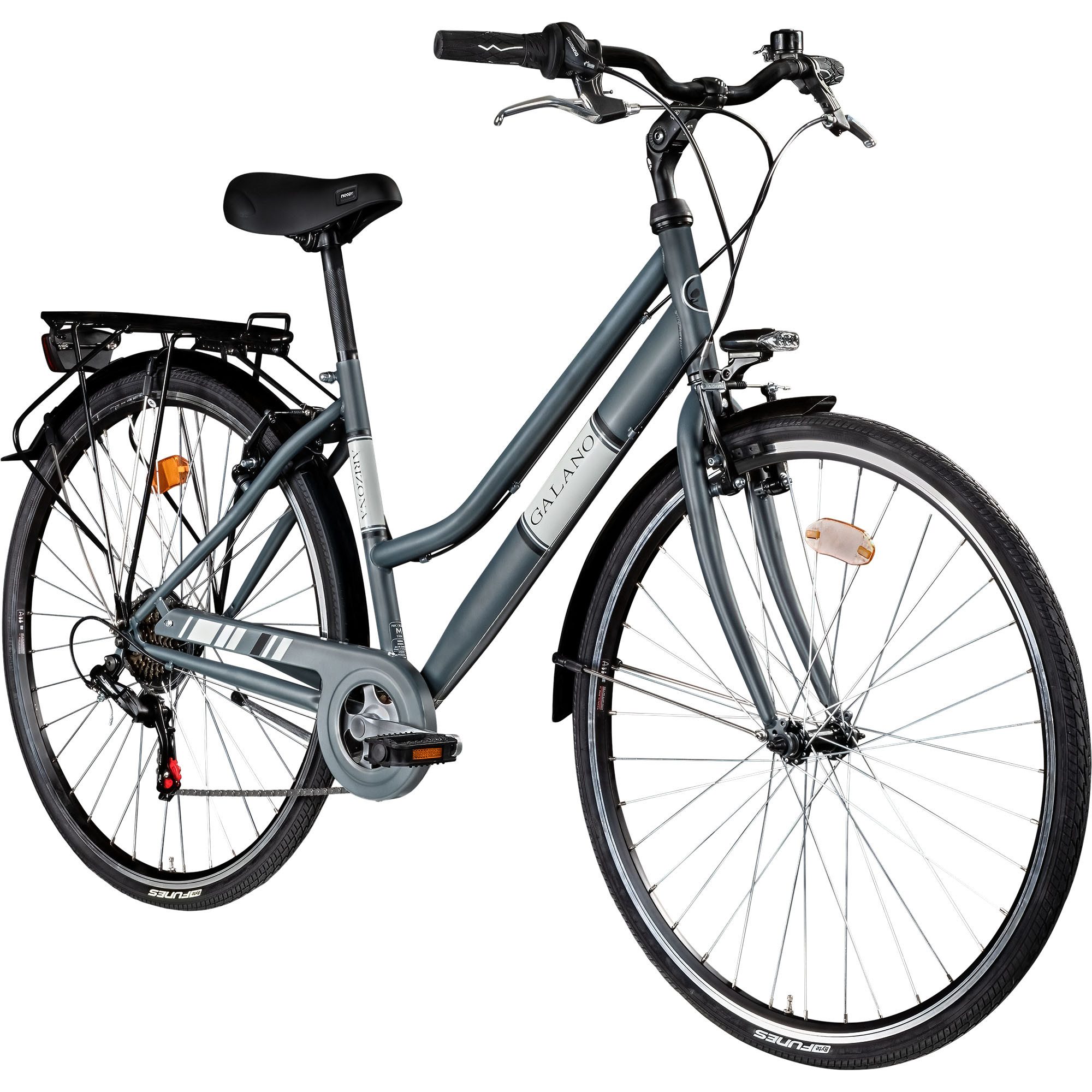 Galano Cityrad Arizona, 7 Gang Shimano Tourney TZ Schaltwerk, Kettenschaltung, Damen Fahrrad 28 Zoll Stadtrad 7 Gänge Hollandrad Citybike