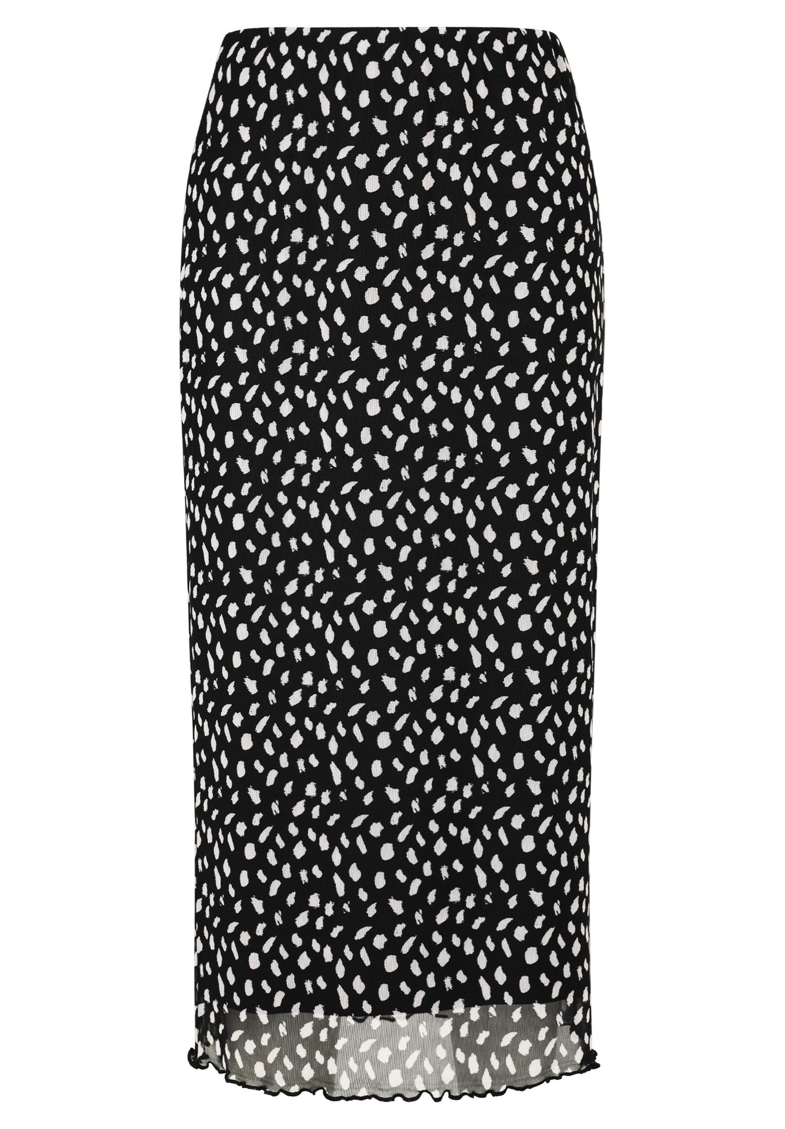 Cartoon Midirock Damen mit Gummizug günstig online kaufen