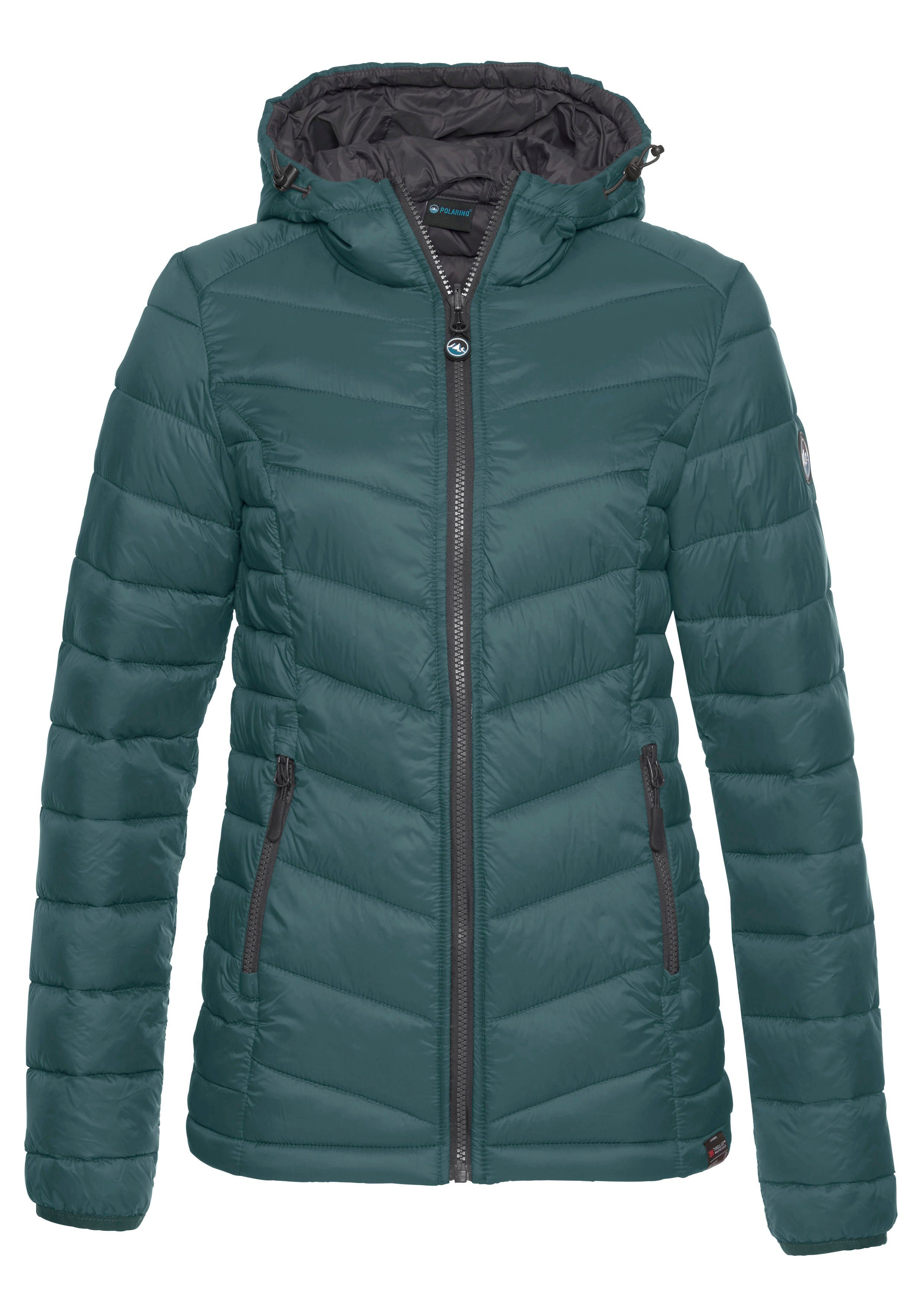 Polarino Steppjacke Übergangsjacke für kühle Tage, aus leichtem Webmaterial