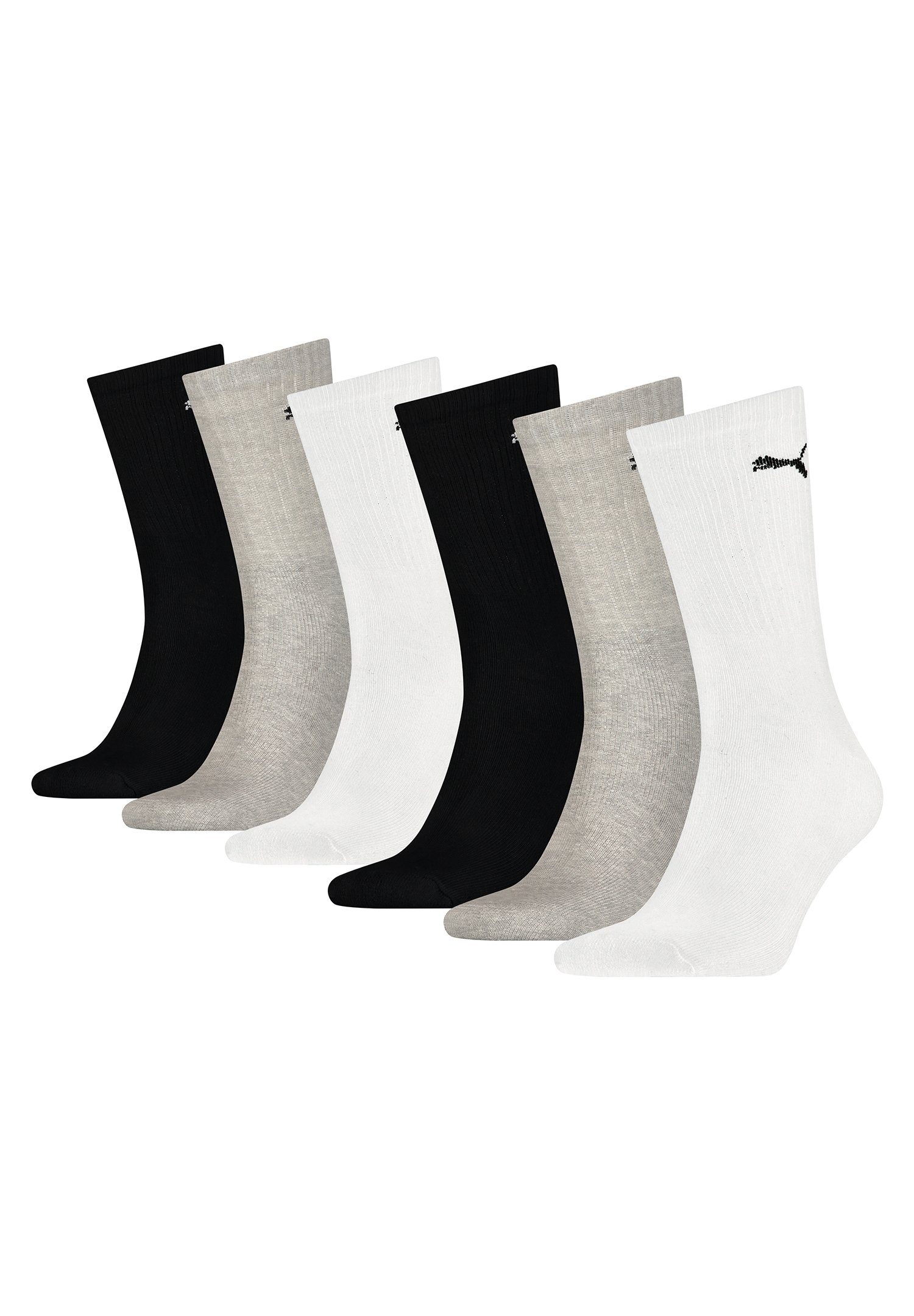 PUMA Socken PUMA UNISEX CREW SOCK 6P ECOM (Packung, 6-Paar, 6er-Pack)