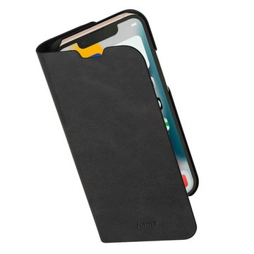 Hama Smartphone-Hülle Booklet für Apple iPhone 13 aus resistentem Kunstleder, Standfunktion und Einsteckfach mit Fingeröffnung