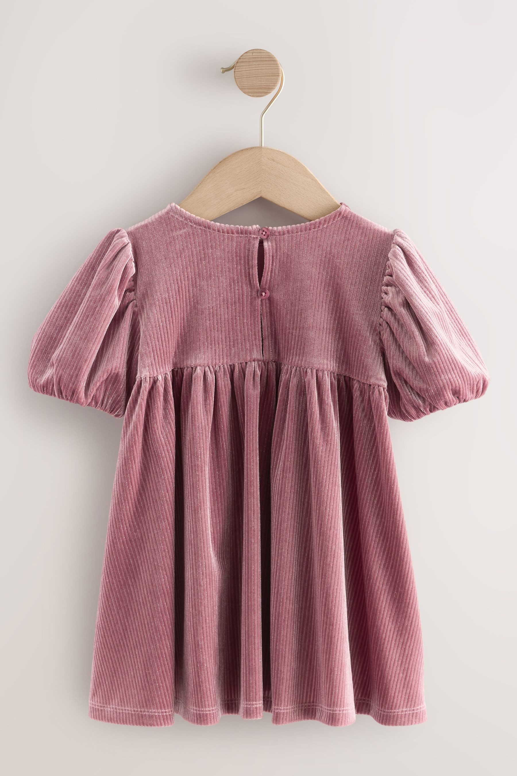 Next Samtkleid Gerüschtes Partykleid aus Samt günstig online kaufen