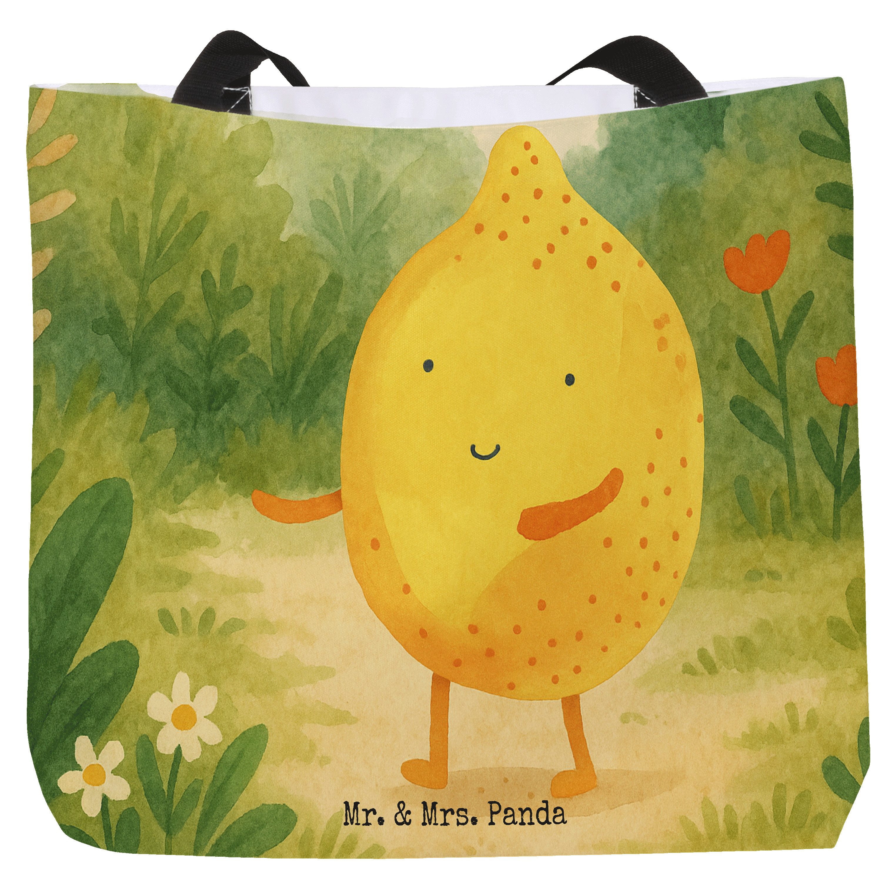 Shopper Beste Freunde Zitrone Design, Tote Bag, Weiß, Bag, Reisetasche, Lapto