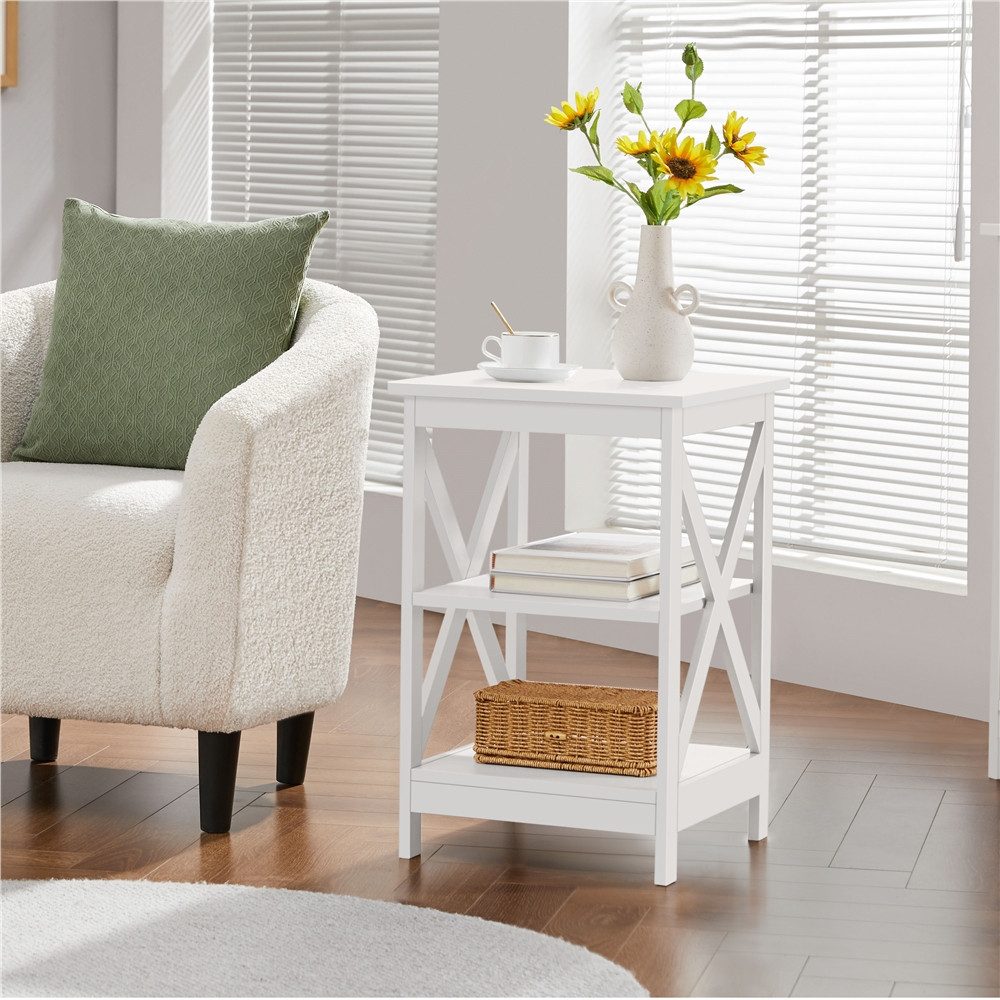 Yaheetech Nachttisch 40x40x61 cm, Nachttisch Couchtisch günstig online kaufen