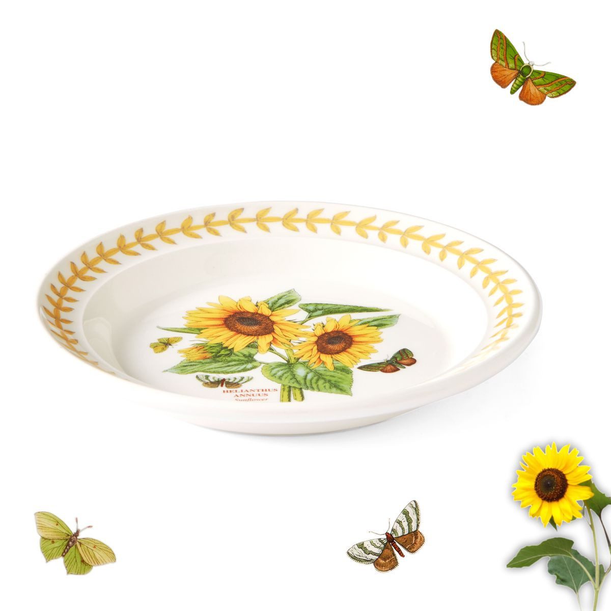 Portmeirion Frühstücksteller Portmeirion Keramik Frühstücksteller Botanic Garden Meadow Sonnenblume