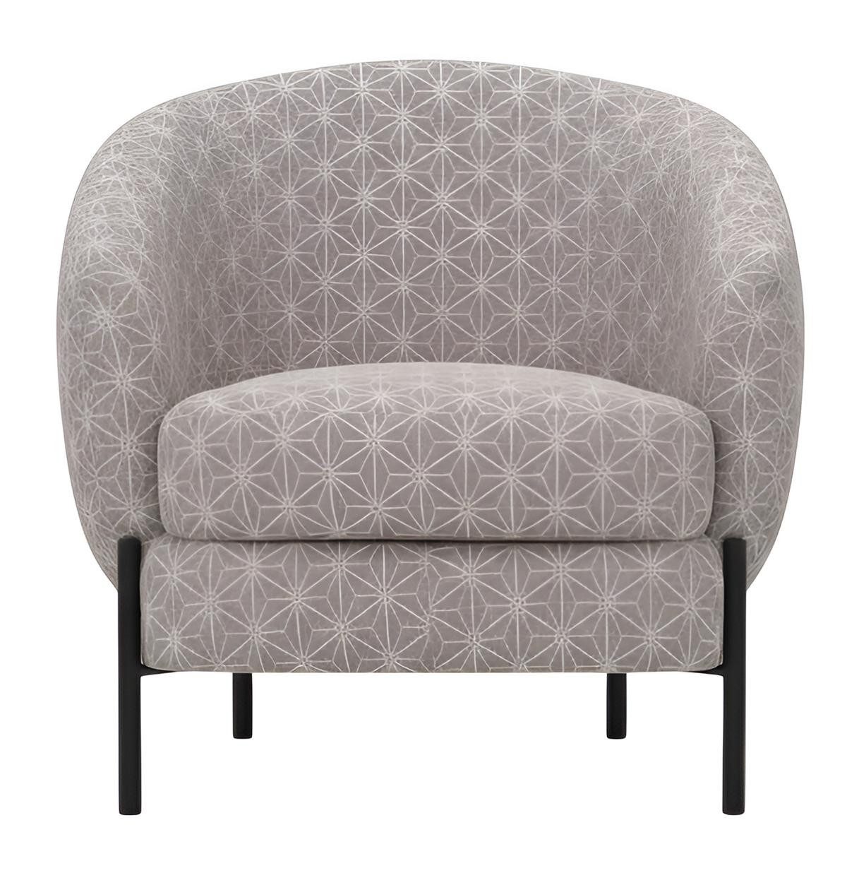 Xlmoebel Sessel Neoklassischer Sessel mit abgerundeter Rückenlehne für Ihr Zuhaus (1-St., Sessel), Made in Europa