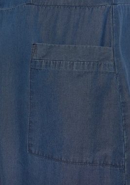 s.Oliver Neckholder-Overall aus leichter Webware in Jeans-Optik, sommerlicher Jumpsuit