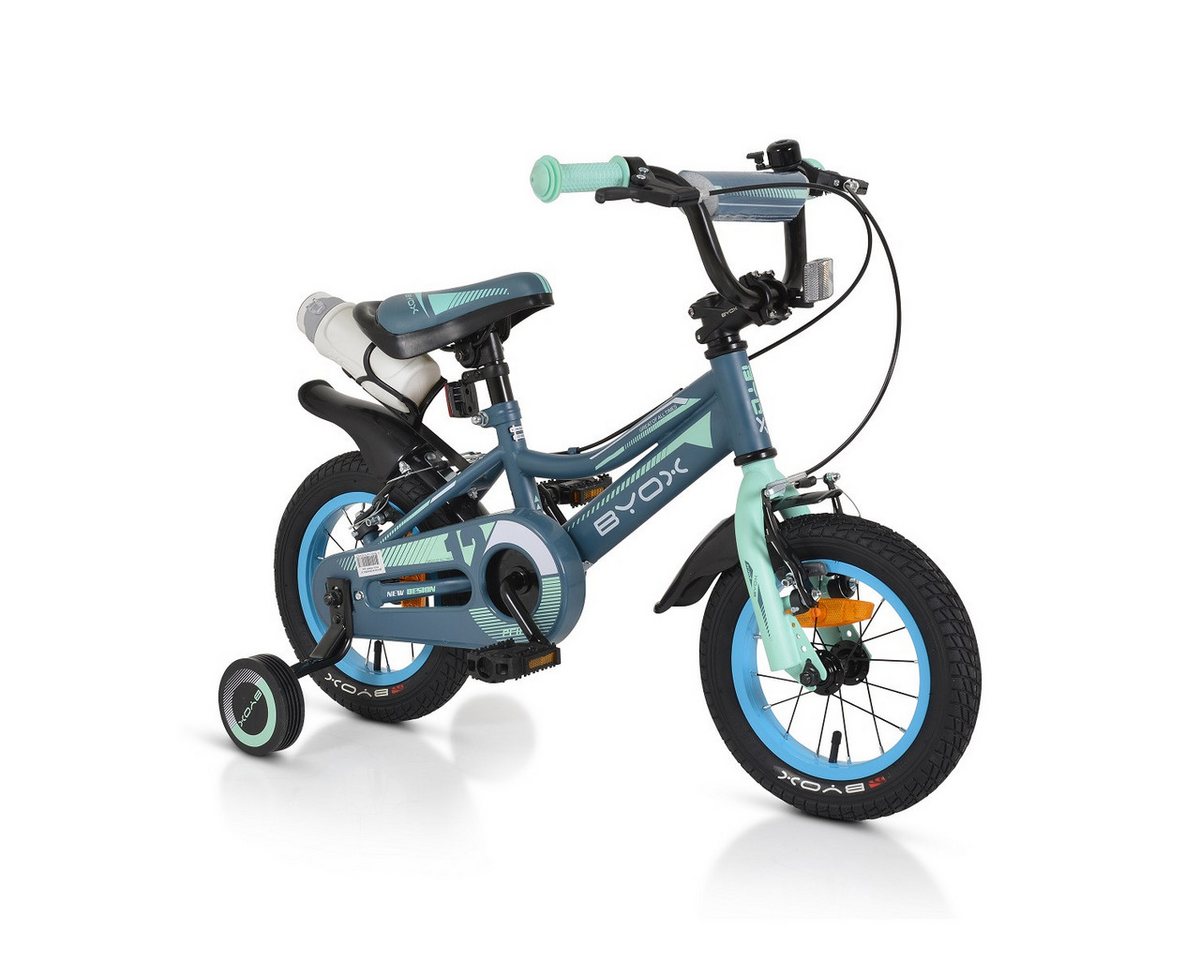 Thumbnail - Byox Kinderfahrrad Kinderfahrrad 12 Zoll Prince, 1 Gang 1 Gang, keine, sportliches Design, Stützräder, Kettenschutz