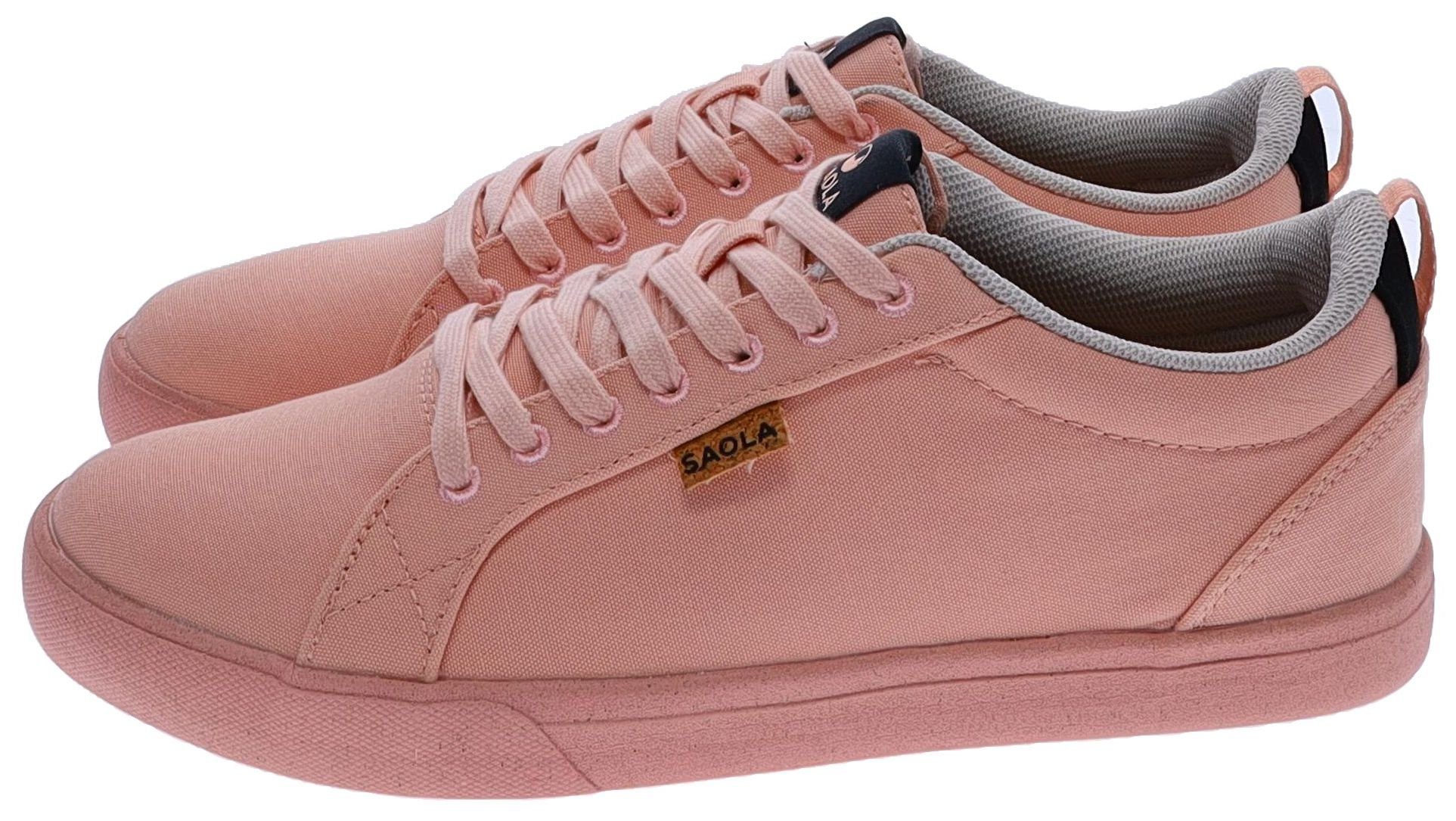 SAOLA CANNON veganer Damen Low-Top Sneaker Rose Sneaker