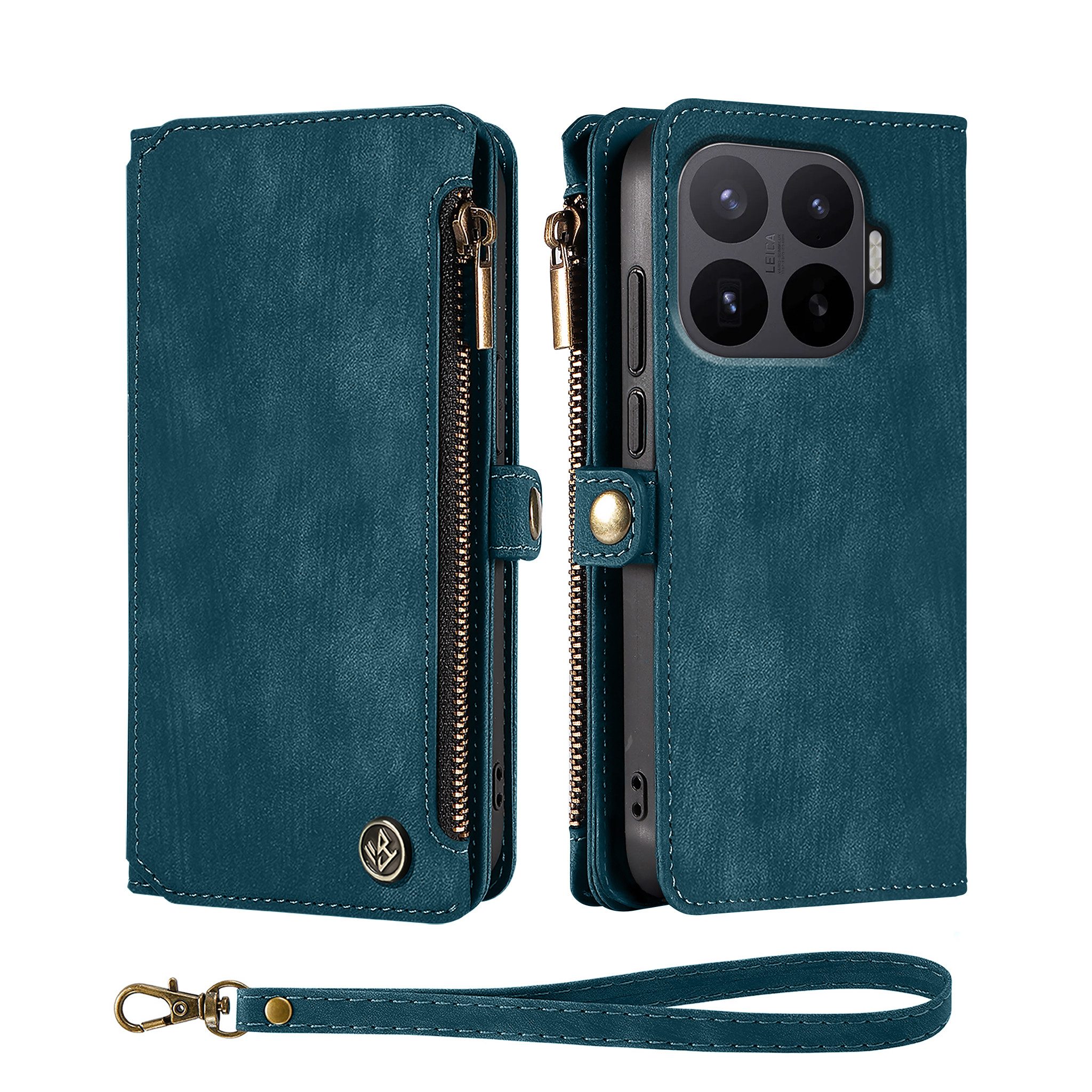 Tec-Expert Handyhülle Geldbörse Hülle mit RFID Schutz für Xiaomi 17T Pro, Klapphülle Cover Case mit Kartenfach Geldfach Münzfach – Bild 3 von 5