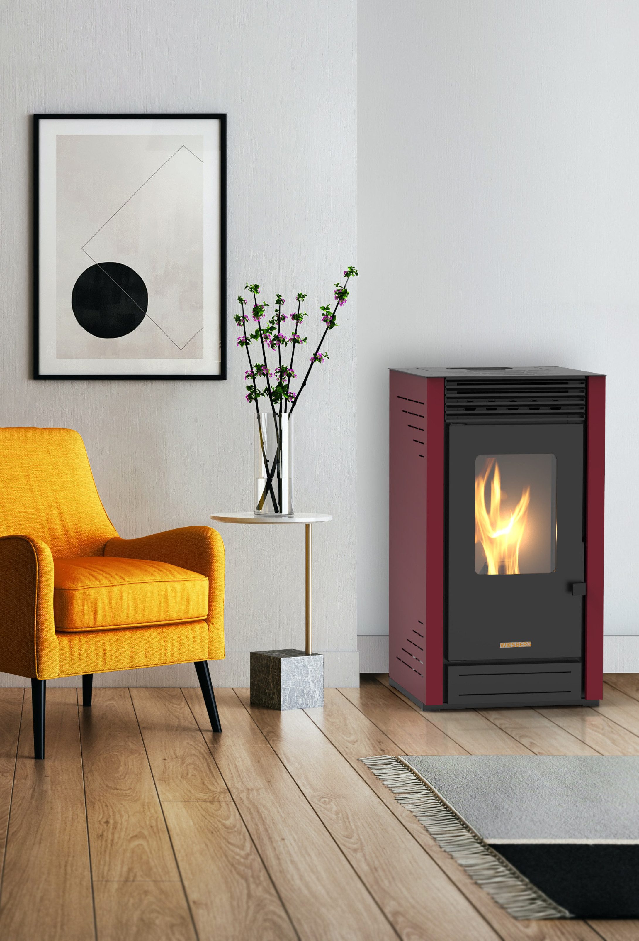 Blaze Pelletofen »Maui 8«, 8 kW, Dauerbrand, optional WLAN fähig