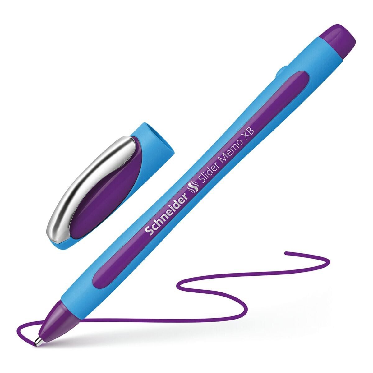 Schneider Kugelschreiber Slider Memo XB 150296, (6-tlg), im Etui, Strichbreite: 0,7 mm (XB)