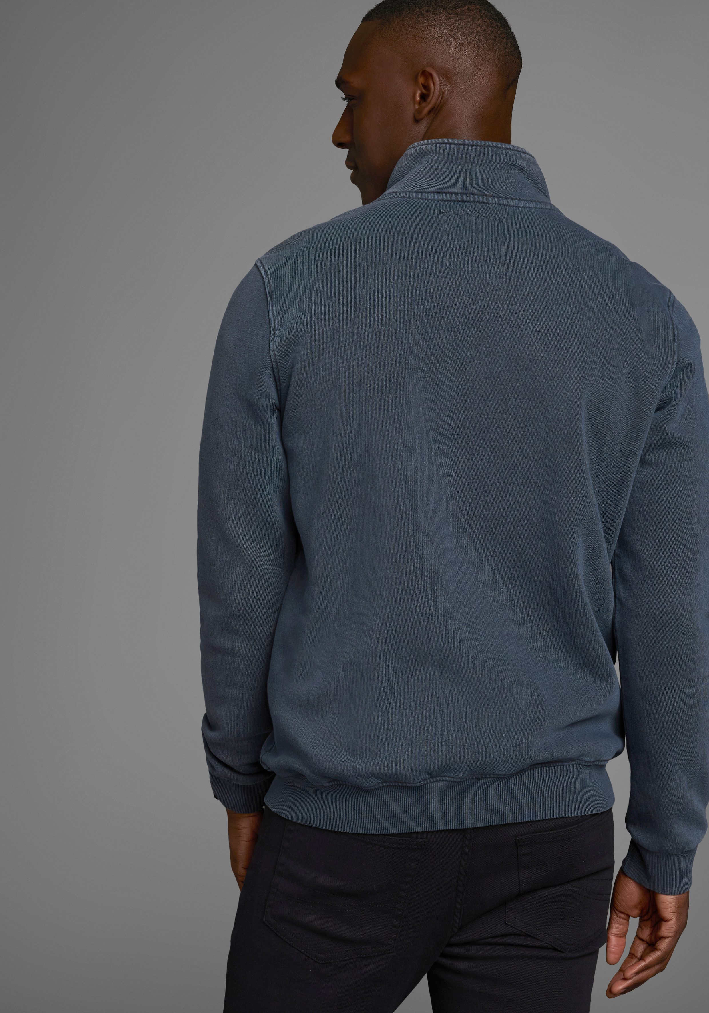 Man's World Sweatjacke mit Print und Stickerei