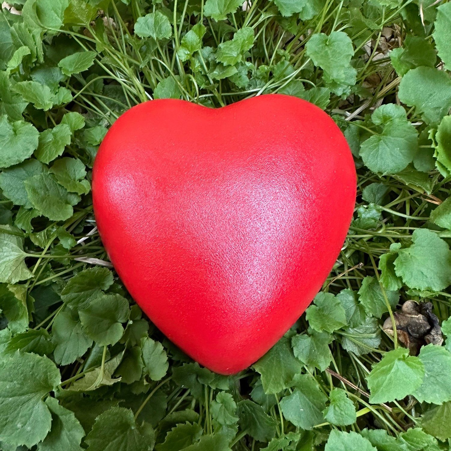 Radami Gartenfigur Herz Grabherz Grabschmuck Dekoherz Valentinstag Liebe Steinguss 13cm